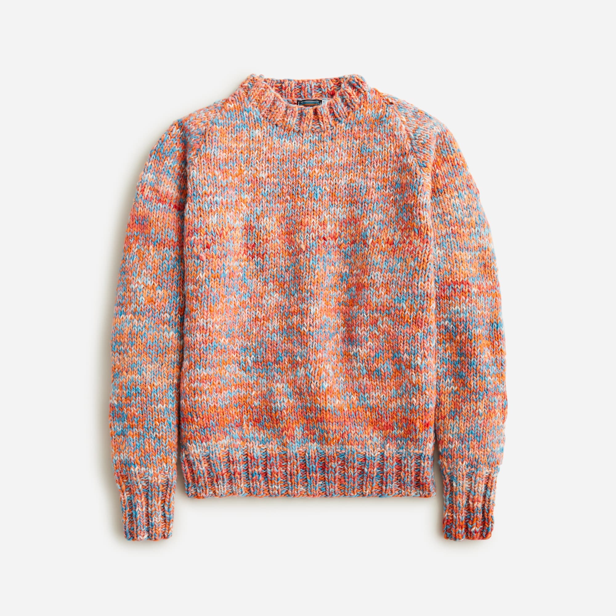 MediamミディアムFrayed Yarn Square Pullover Frayed Yarn Square Pullover – Mediam