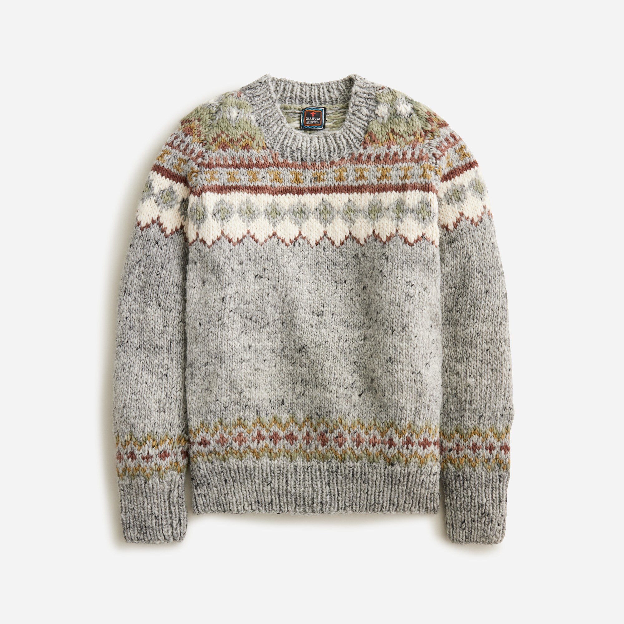 Chamula™ Merino Wool Fair Isle Sweater For Men | J.Crew