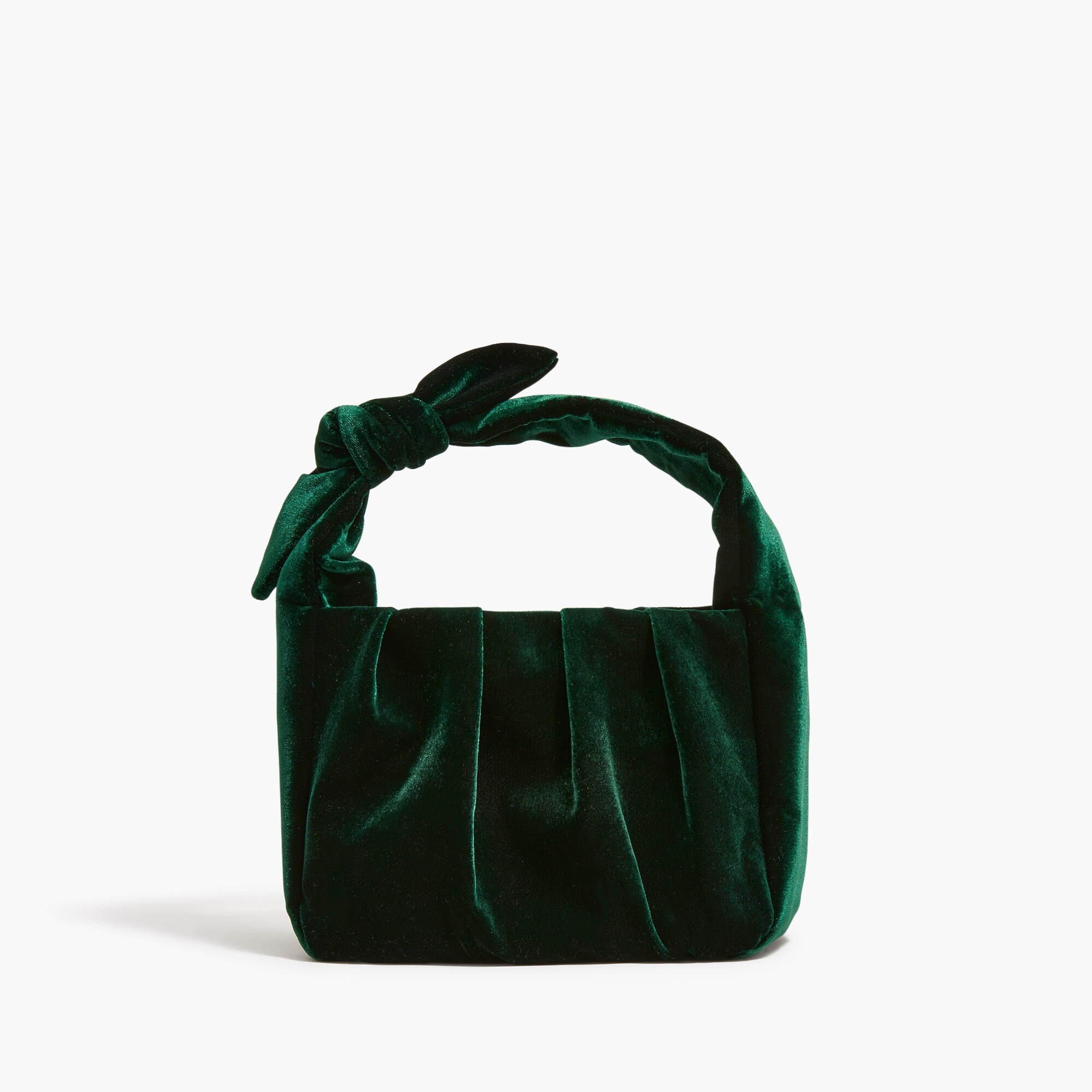 Velvet handbag