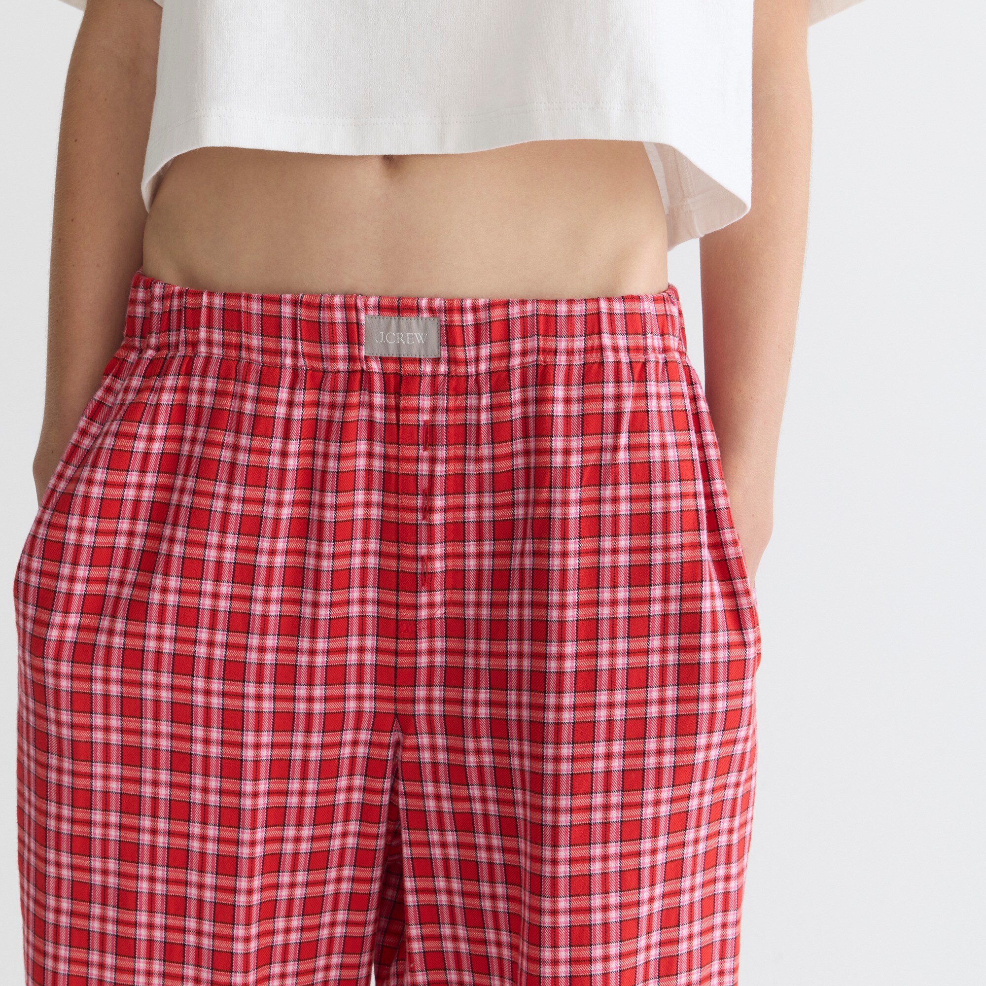 Flannel pajama pant in tartan