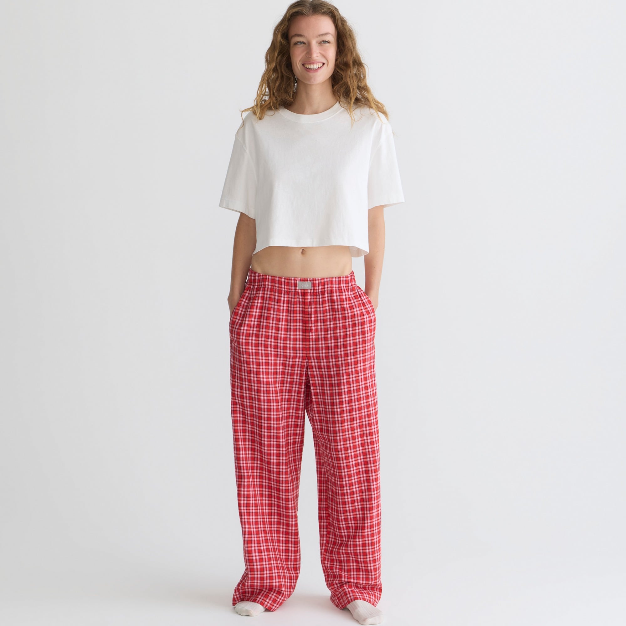 Flannel pajama pant in tartan