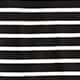 Long-sleeve crewneck T-shirt in striped vintage rib CAPE STRIPE BLACK IVORY