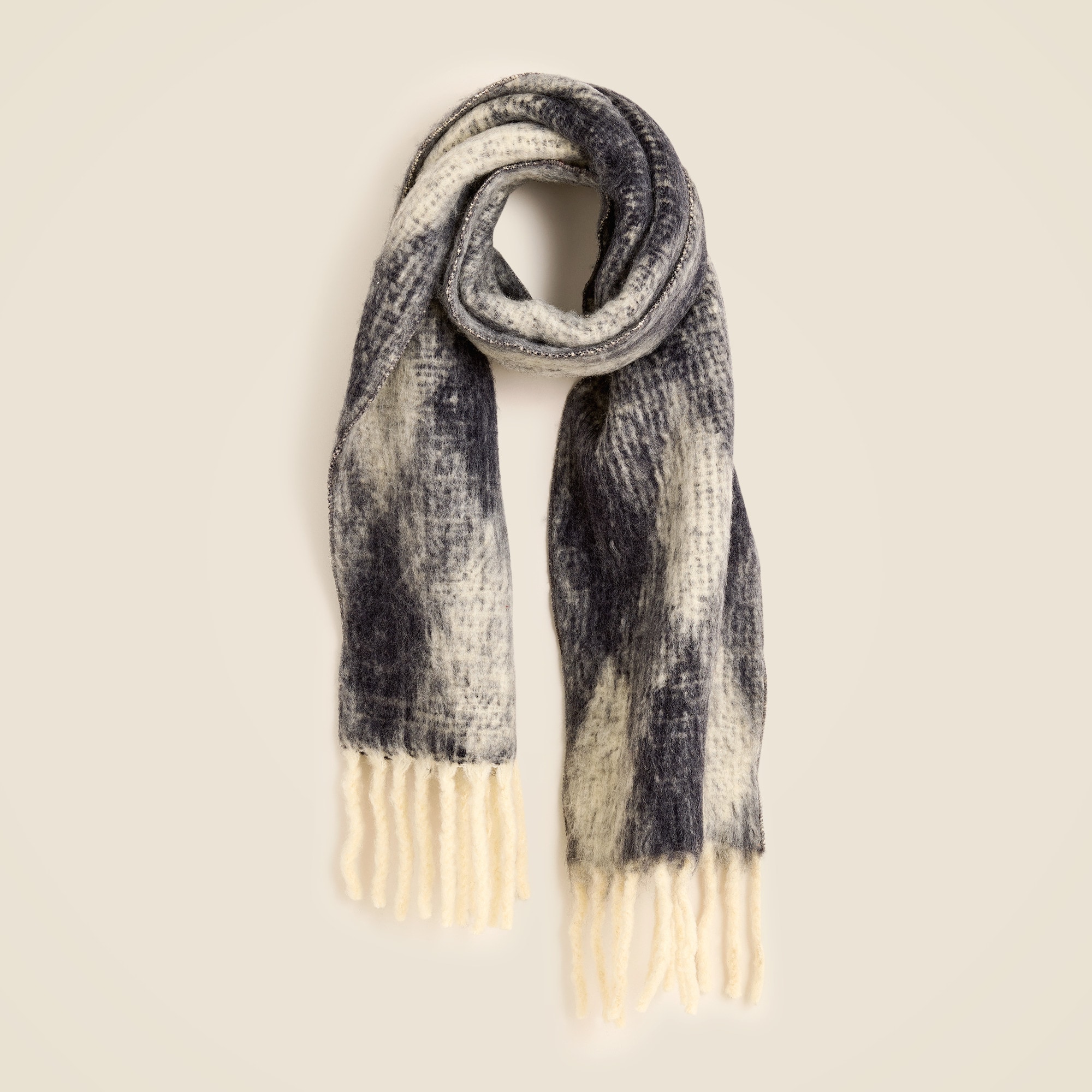 小物 SOFT BRUSHED HERRINGBONE SCARF Stylish Soft Touch Herringbone