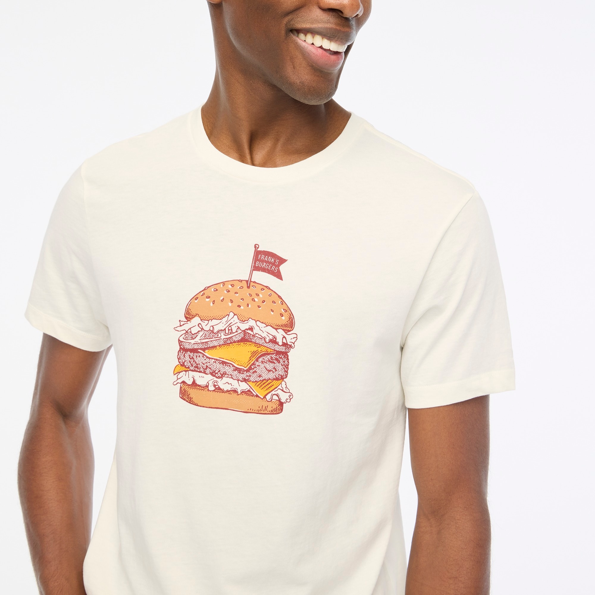 "Frank's burgers" graphic tee
