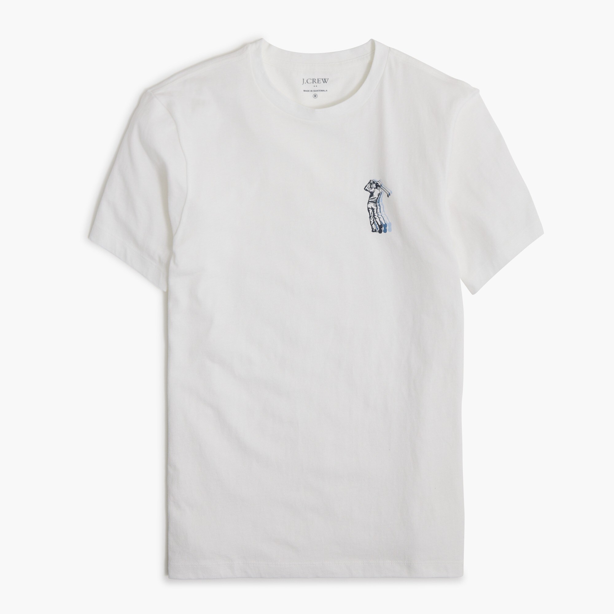 golfer graphic tee for men