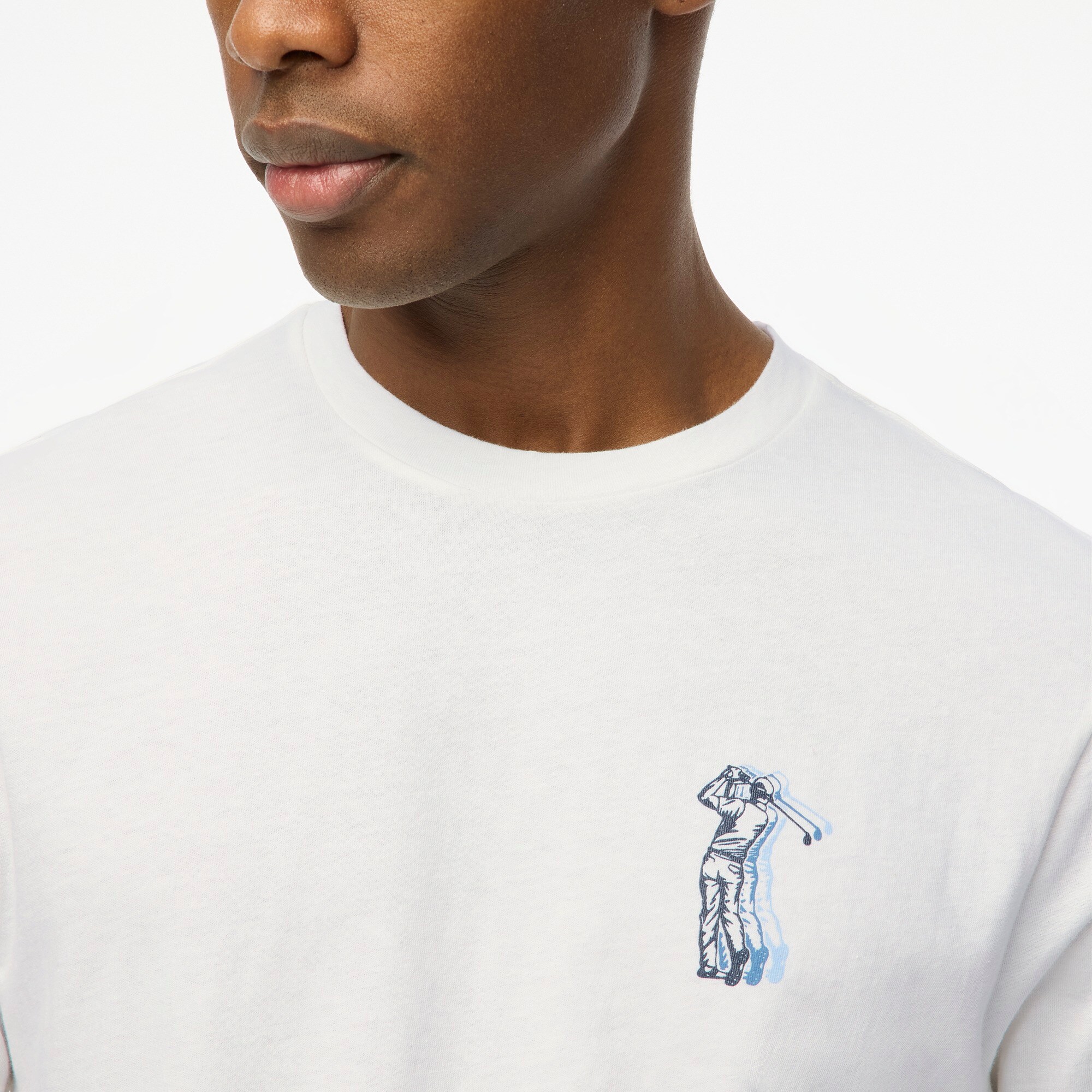 Golfer graphic tee