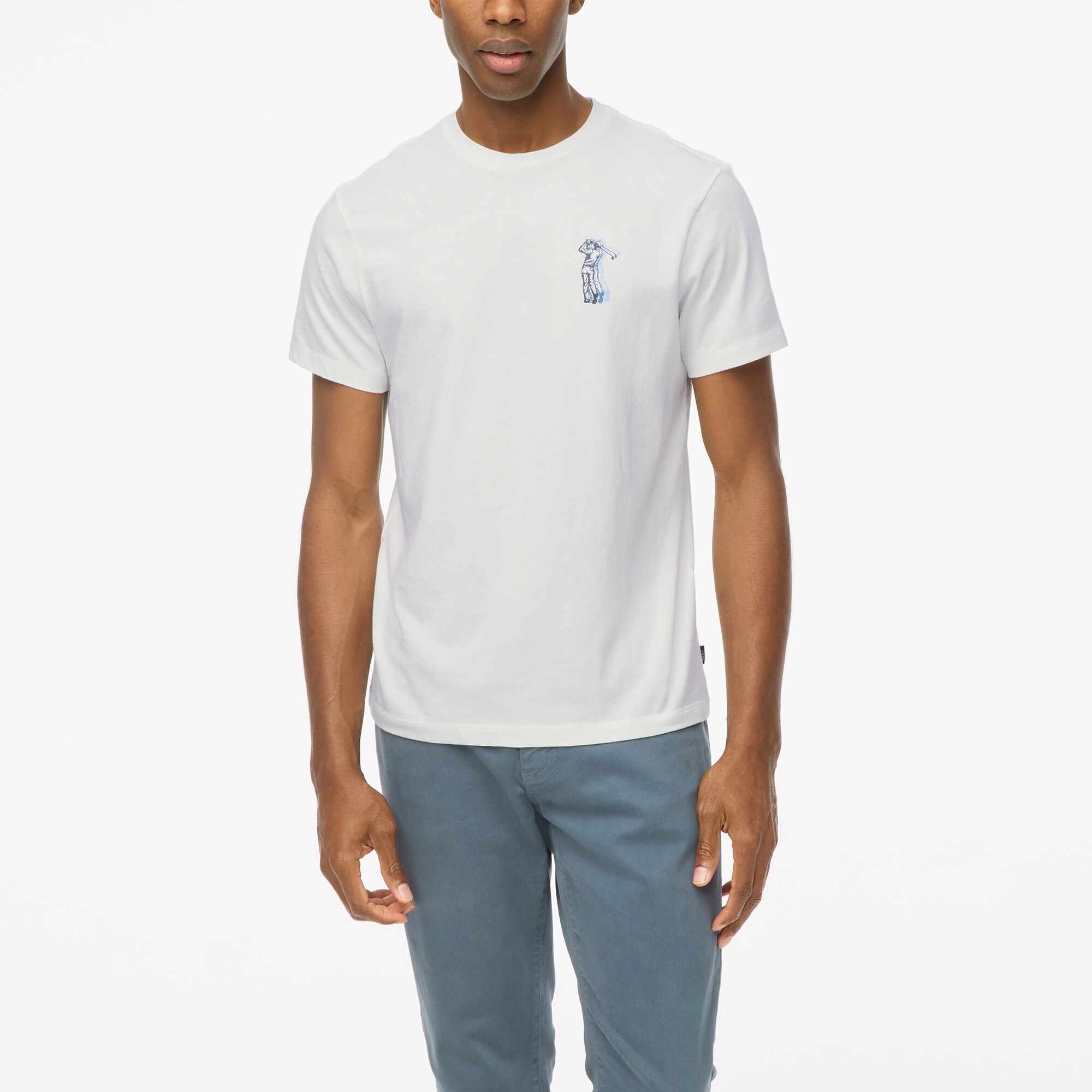 factory: golfer graphic tee for men