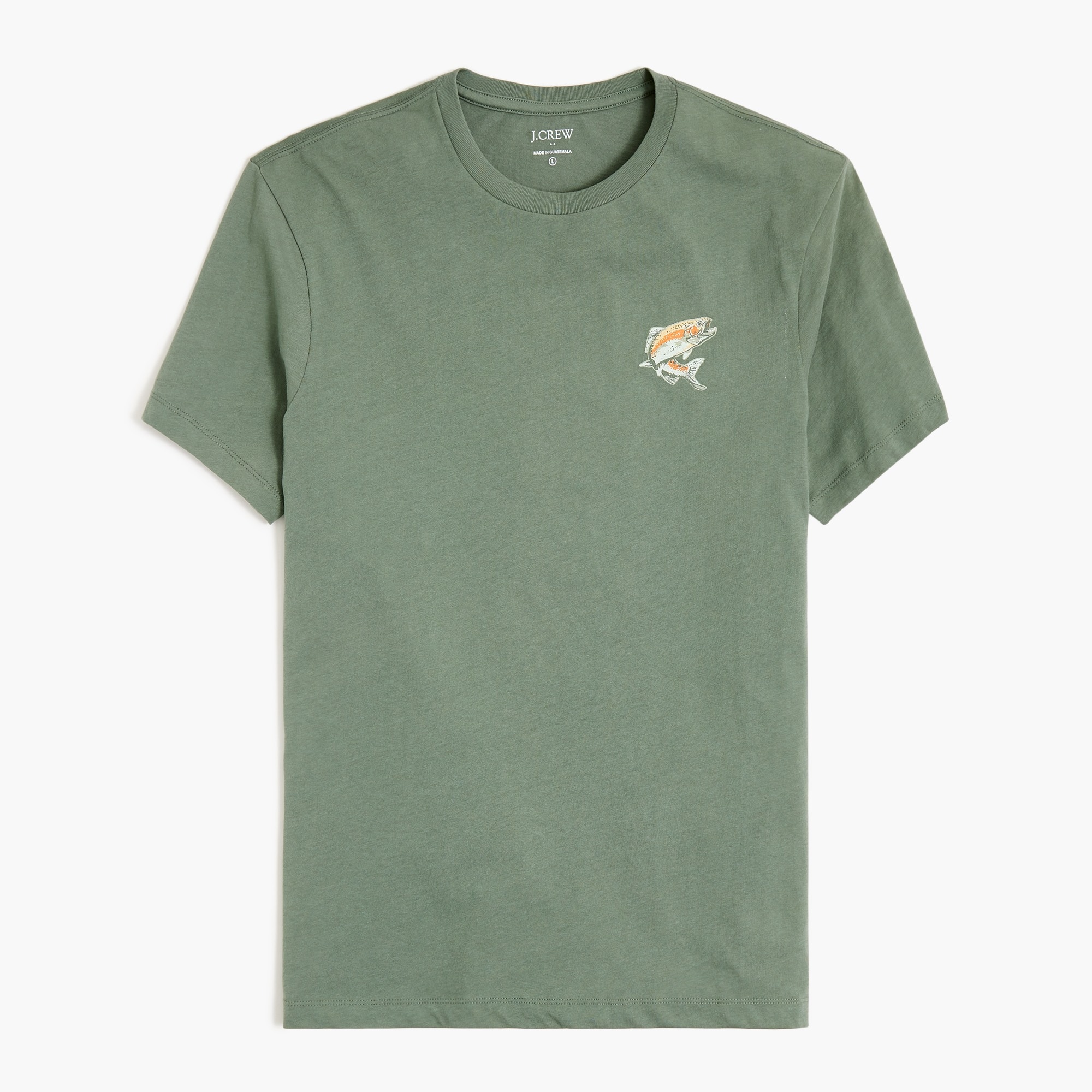 Fishing stream graphic tee