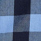 Boys&apos; long-sleeve washed shirt RETRO BLUE NAVY