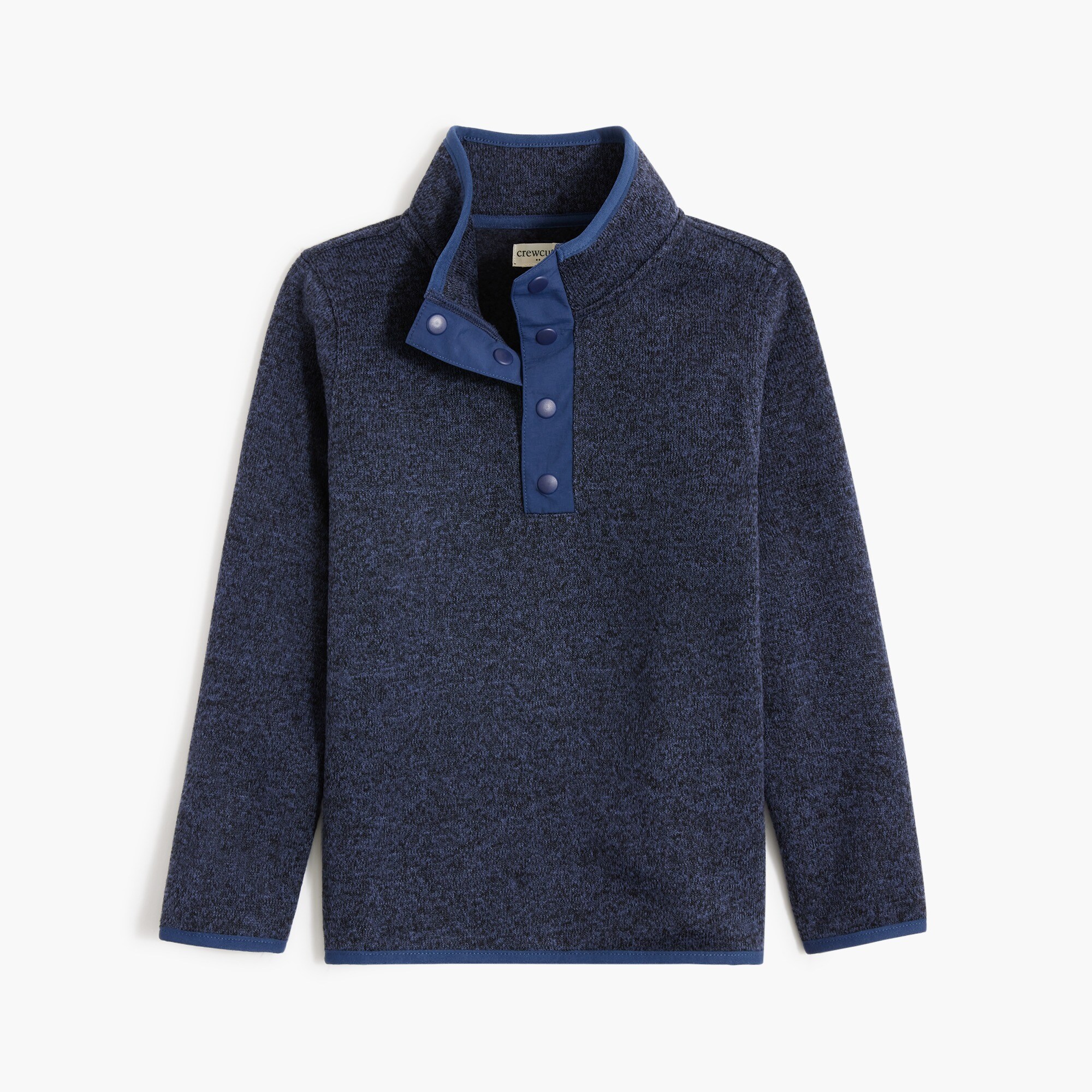 boys' fleece half-snap for boys