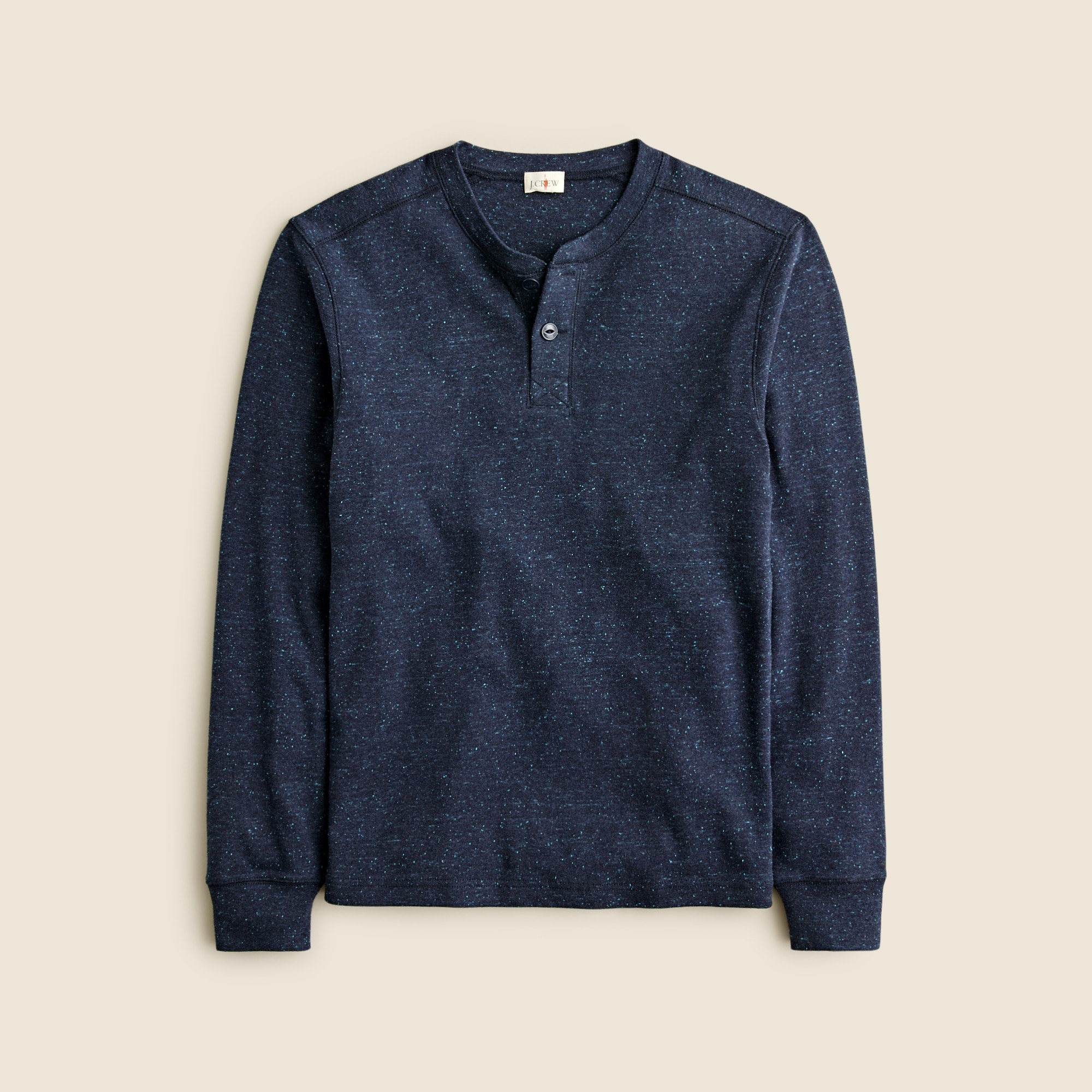 J.Crew Heritage Brushed Rib knit Henley For Men