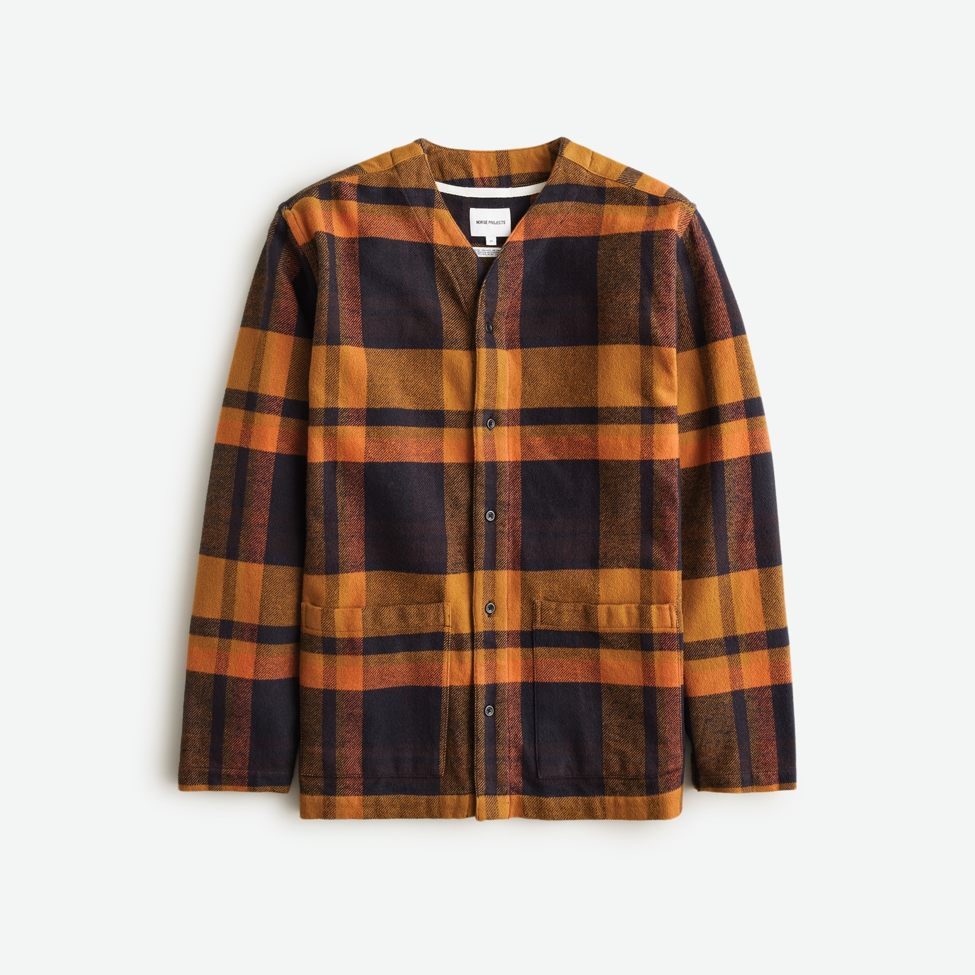 Norse Projects™ Erwin Heavyweight Cotton Twill Cardigan Shirt For
