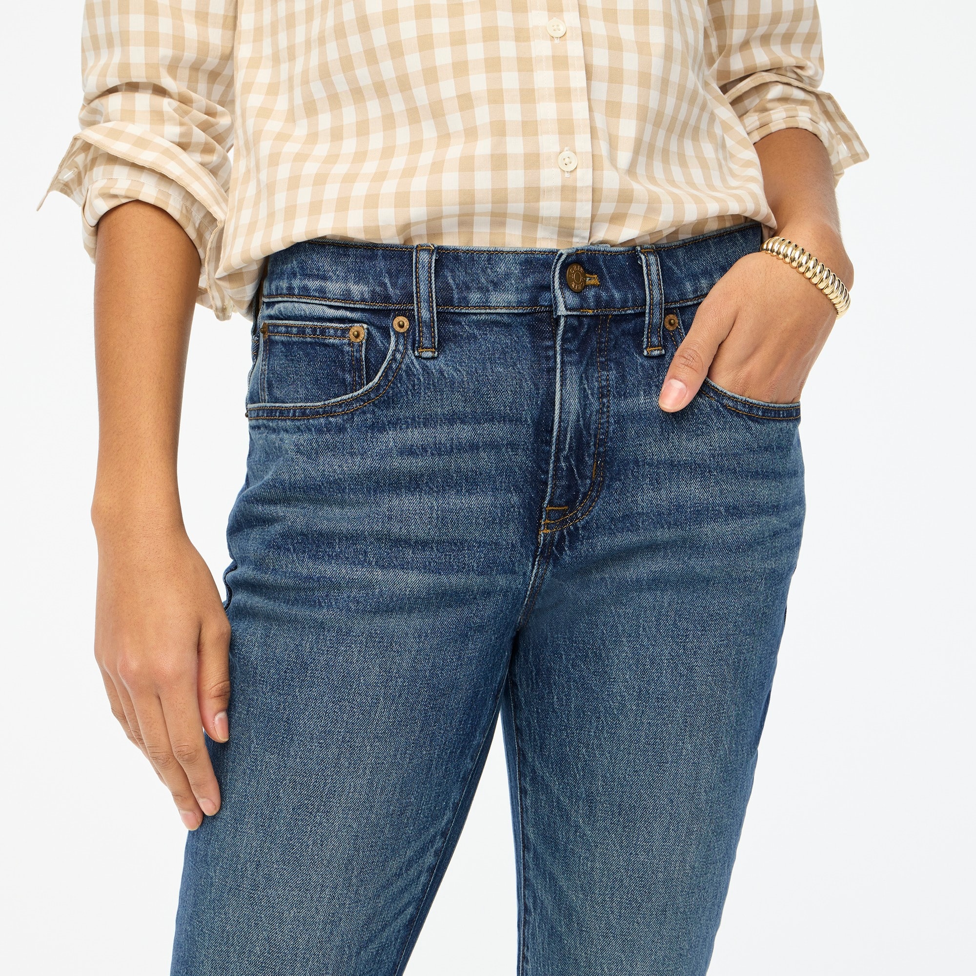 Petite slim boyfriend jean in all-day stretch