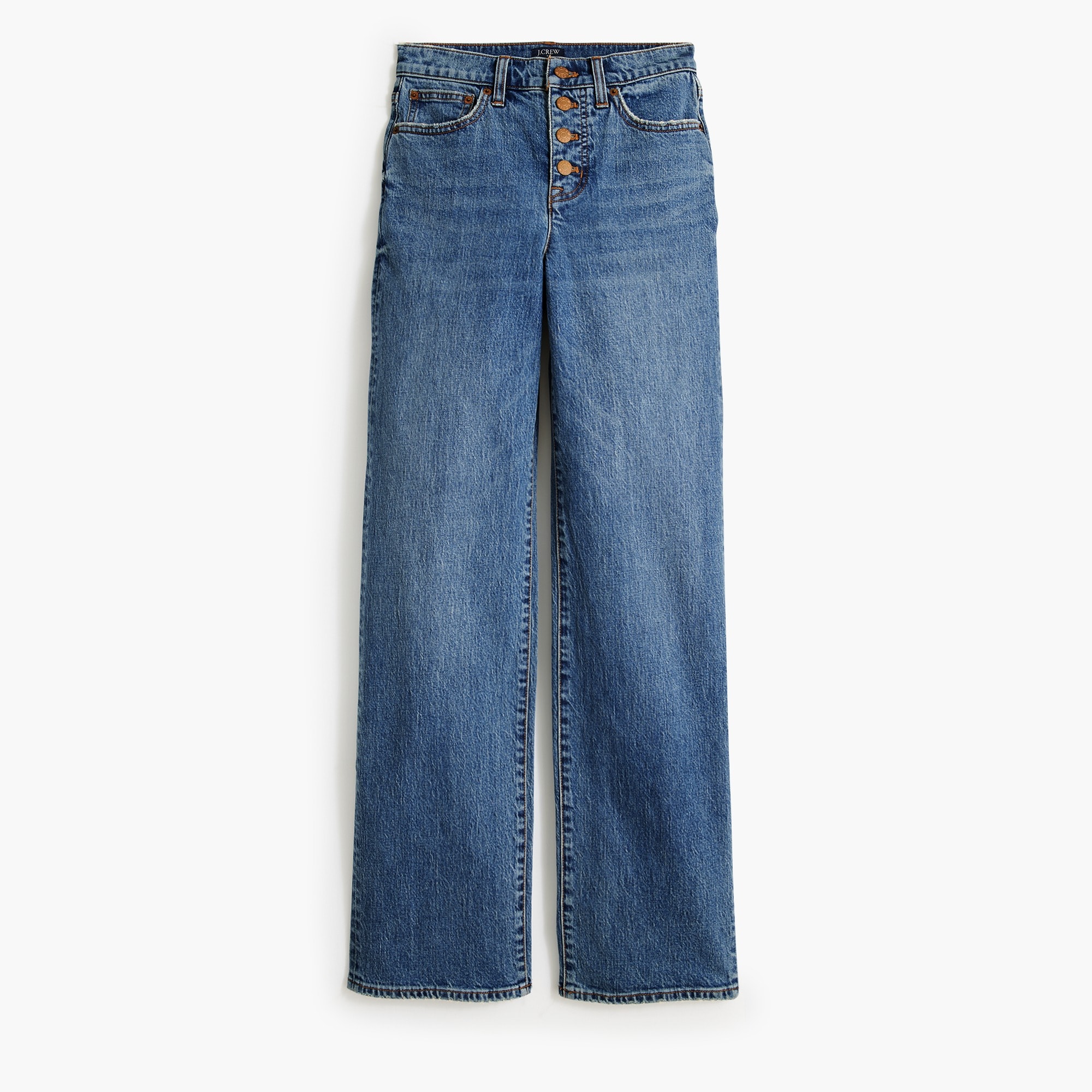 wide-leg full-length jean in all-day stretch for women