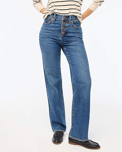 womens Wide-leg full-length jean in all-day stretch