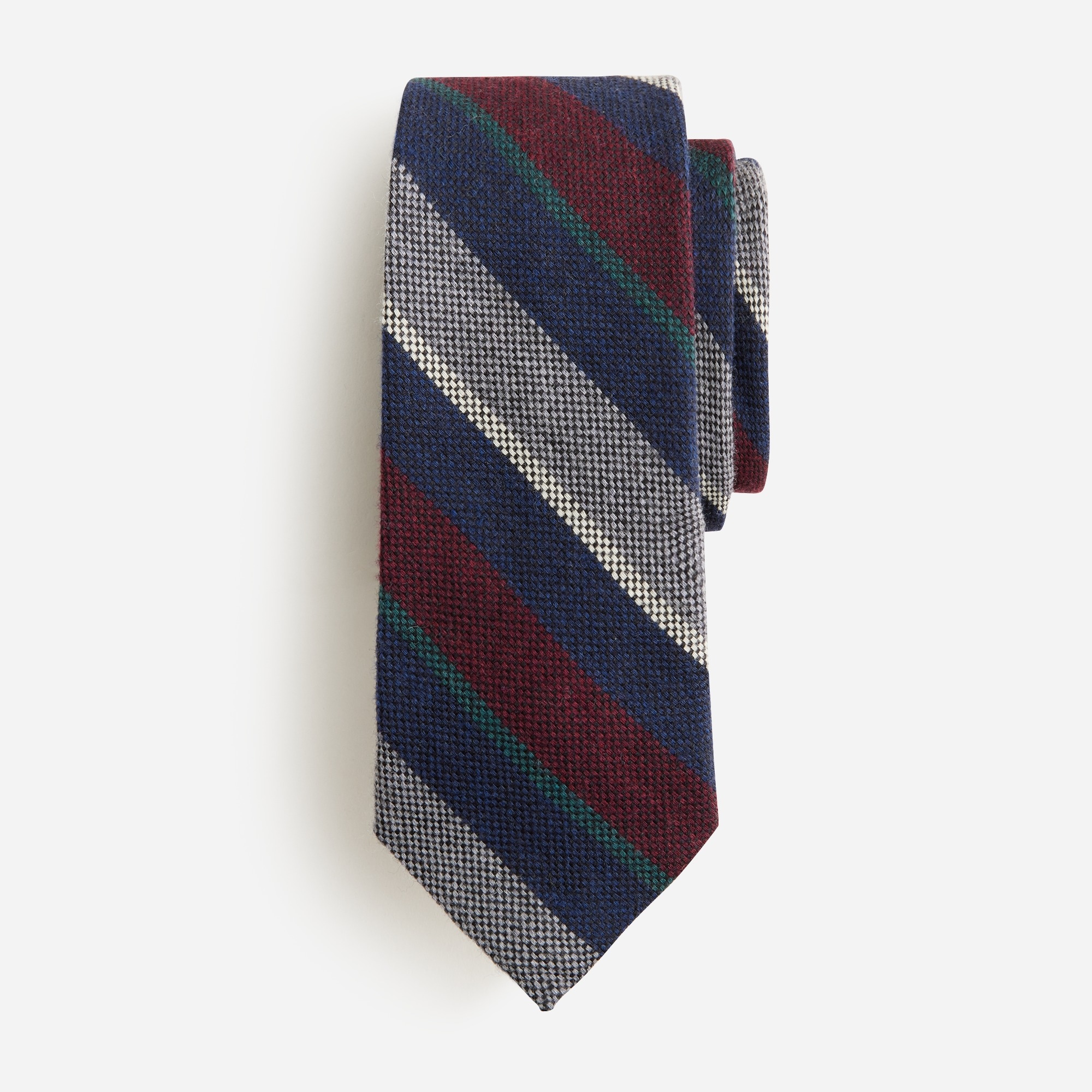  Italian wool striped tie