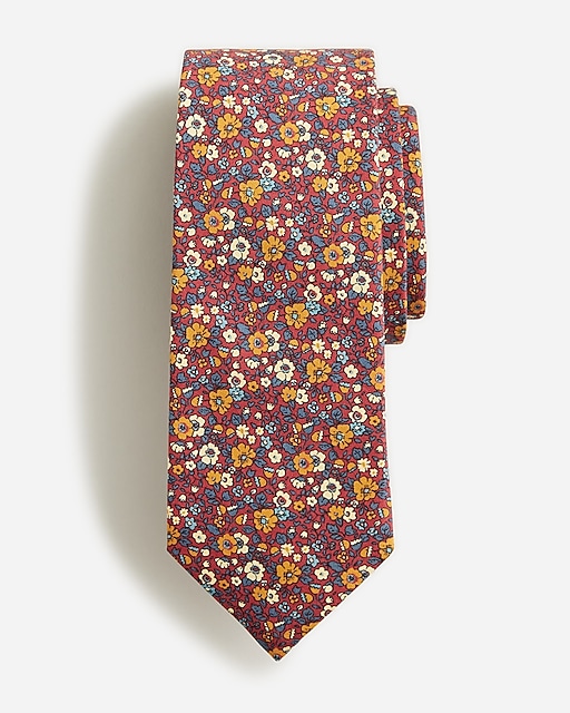  Italian silk tie in floral print