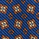 Italian wool ribbed tie in pattern NAVY