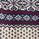 Lambswool Fair Isle sweater with bird's eye DEEP NAVY BEECHWOOD FAI