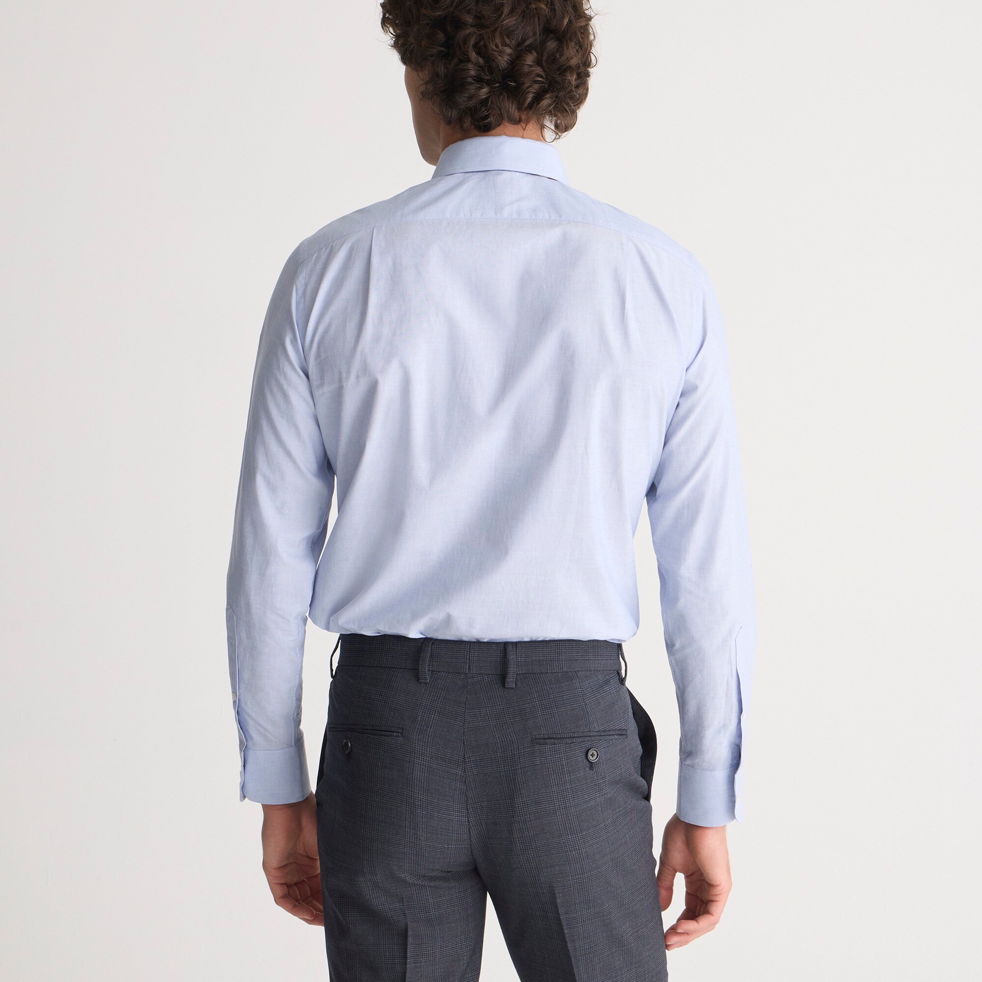Ludlow Premium Fine Cotton Dress Shirt With Button-down Collar For Men |  J.Crew