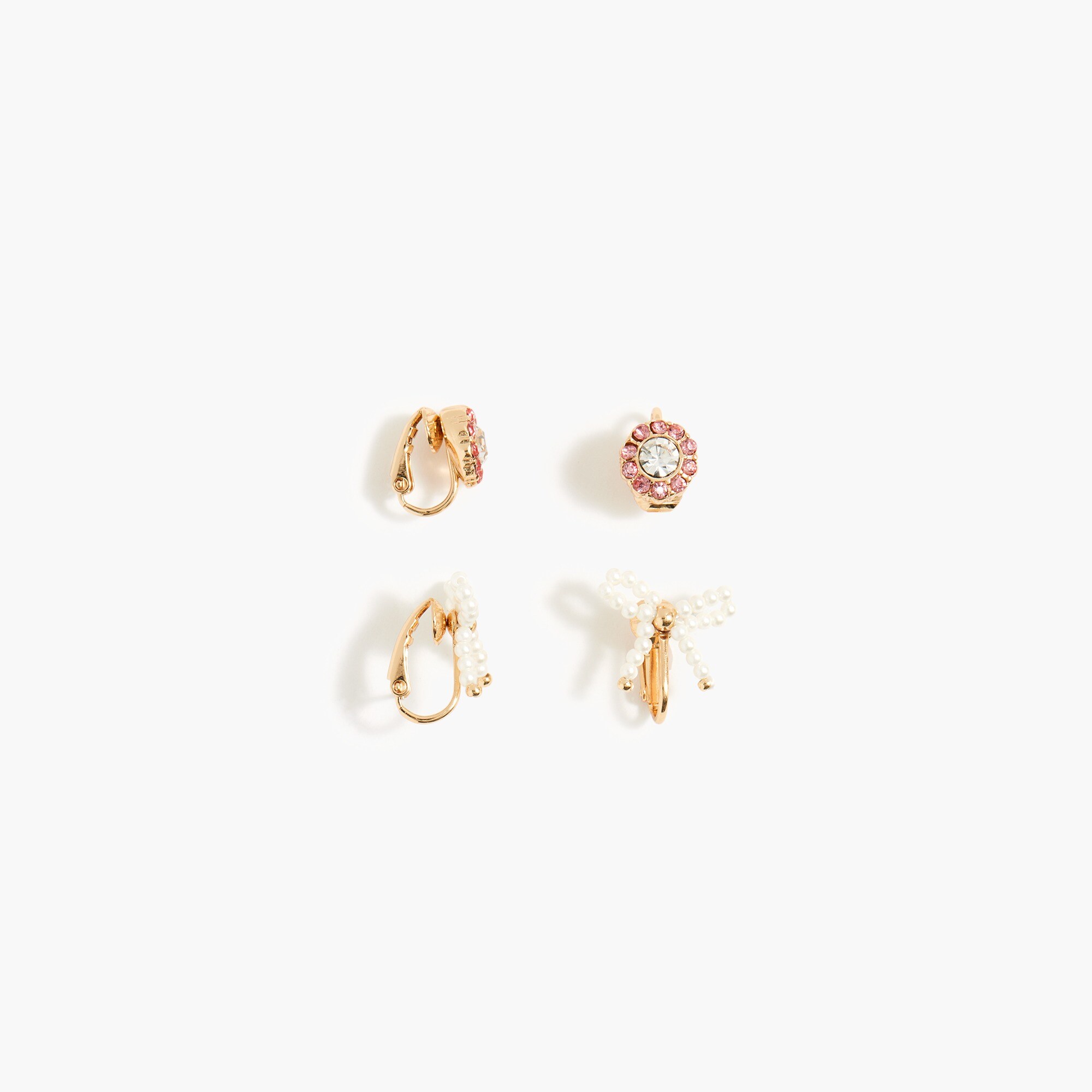 Factory Girls Clip on Earrings Set of two For Girls