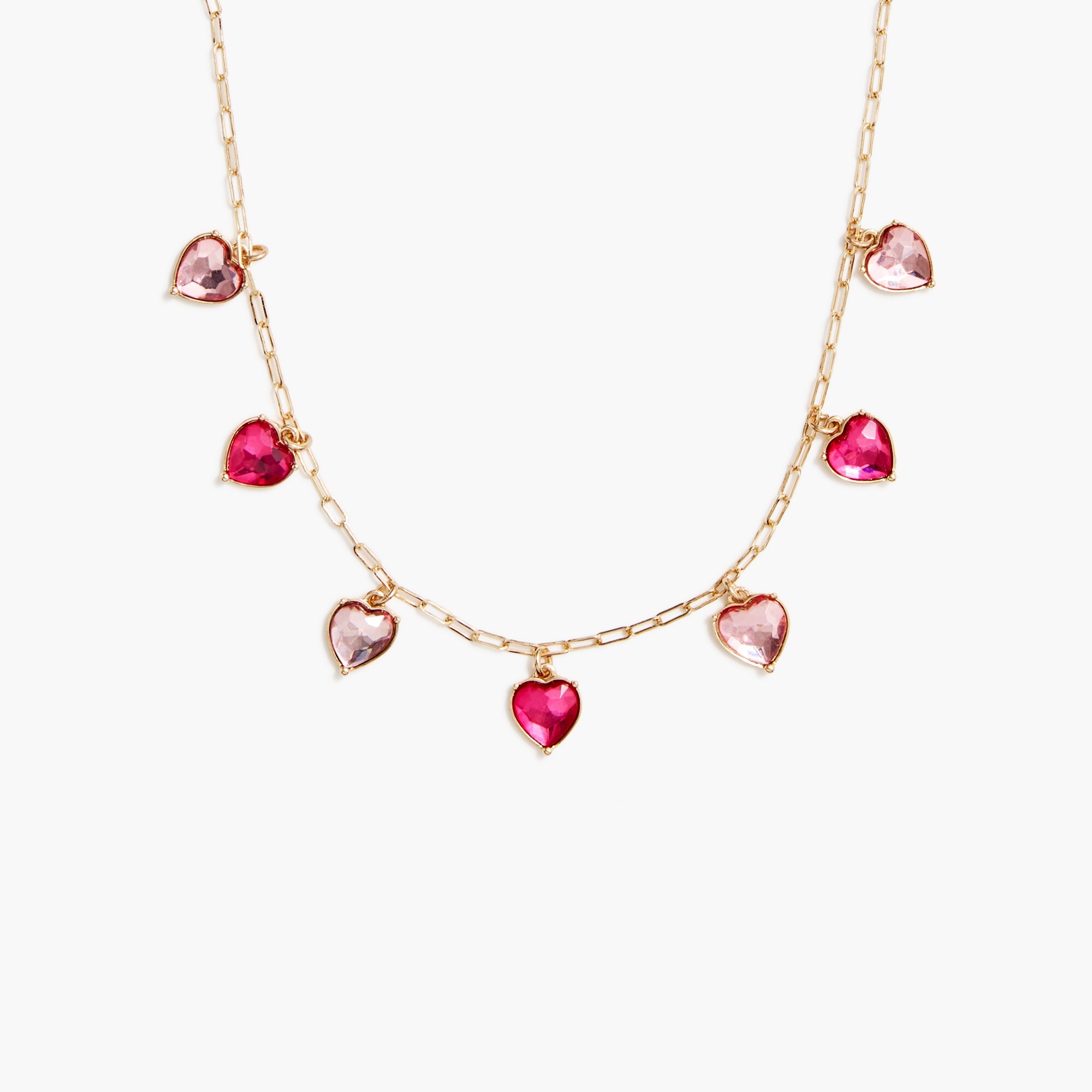 girls' heart necklace for girls