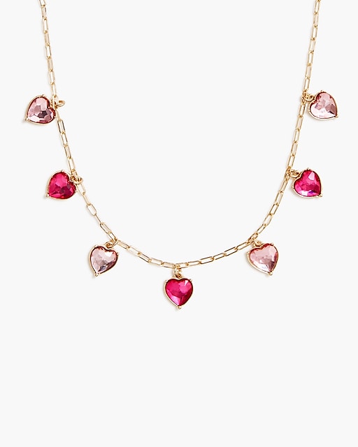  Girls' heart necklace