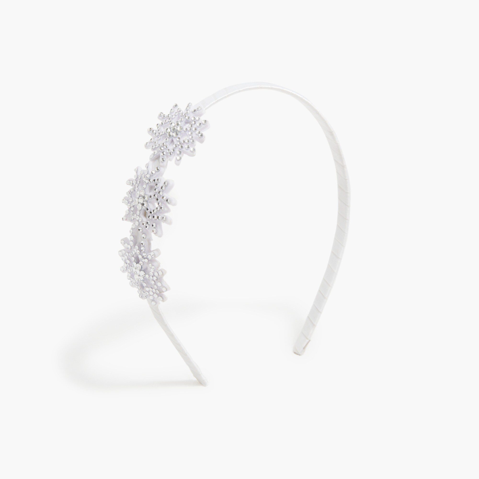 Girls' sparkle snowflake headband
