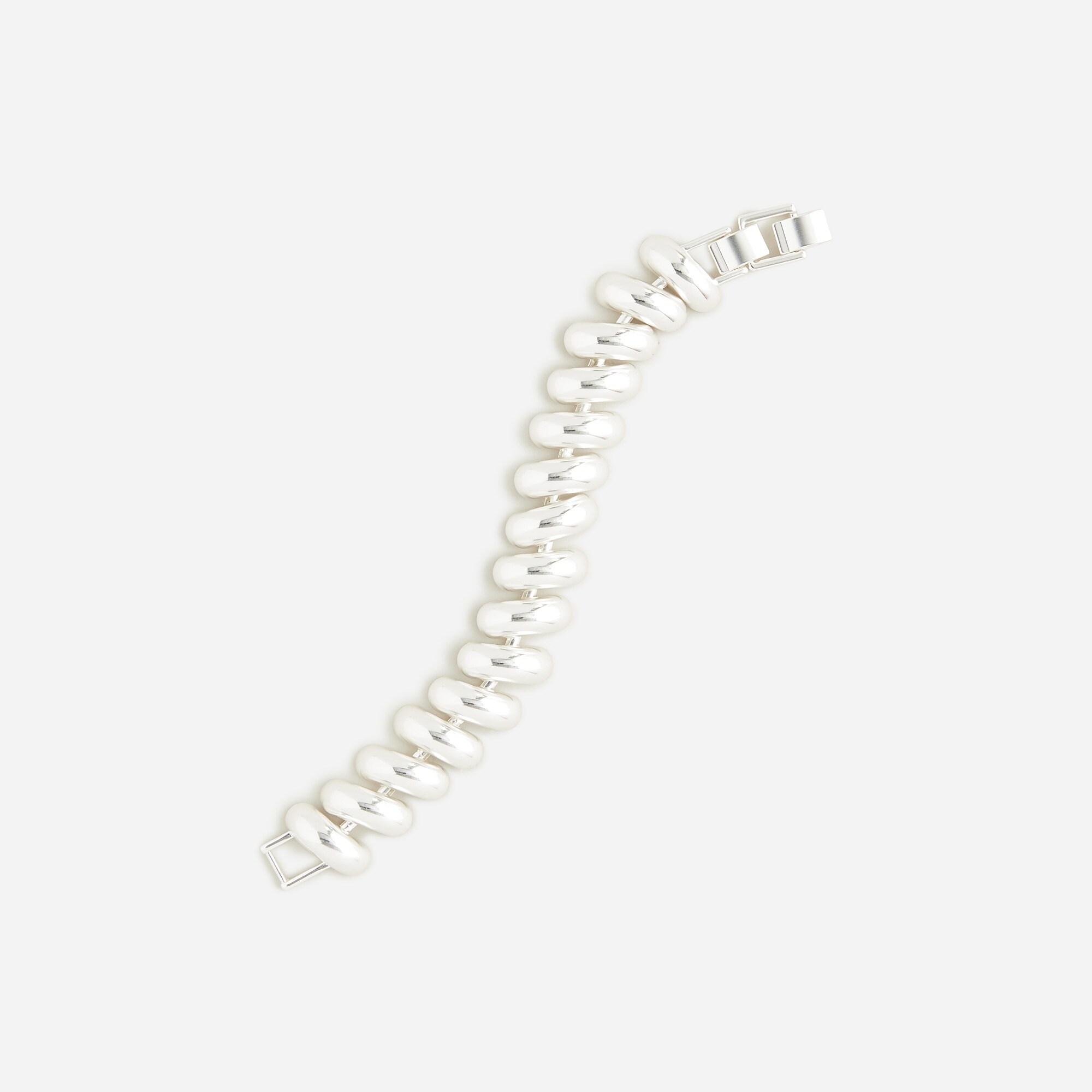 Spiral hinge bracelet