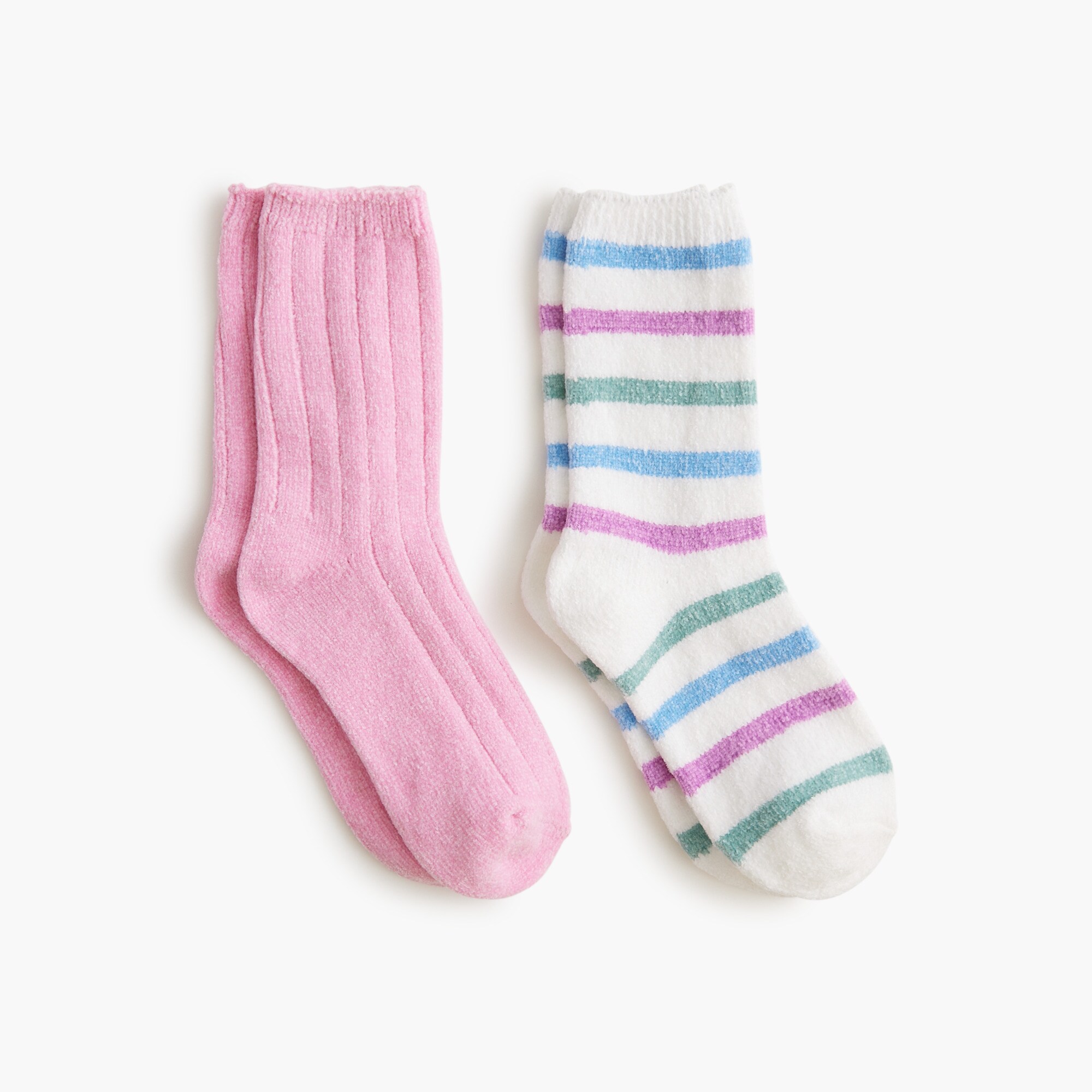 Girls' chenille socks pack