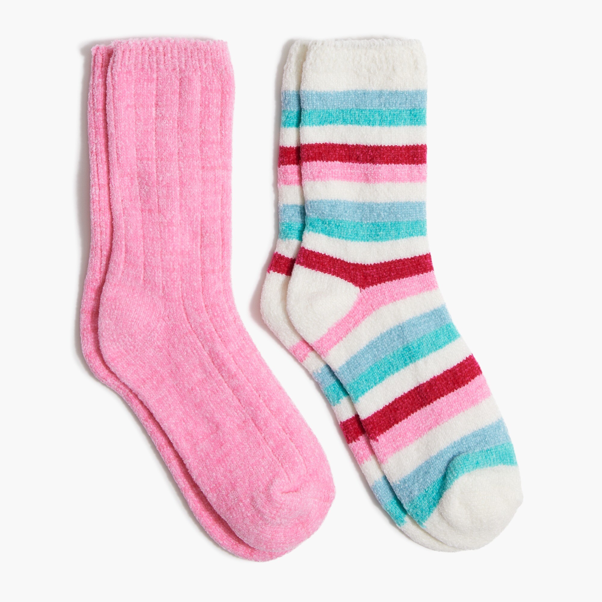 Girls' chenille socks pack
