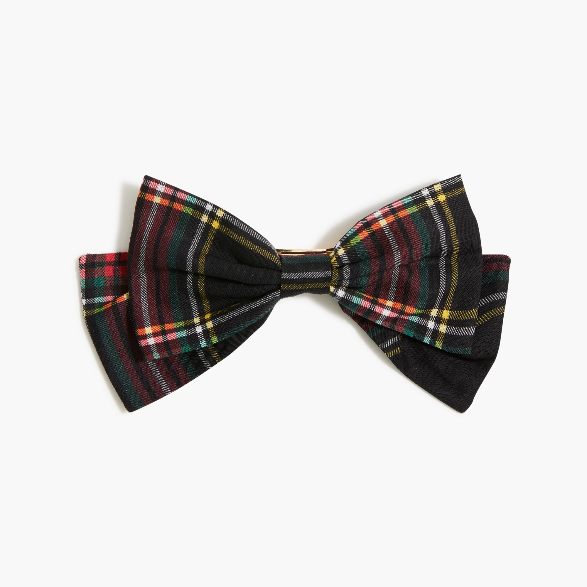Girls' Stewart tartan bow hair clip