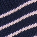Tipped-stripe socks INDIGO NATURAL NAVAL 