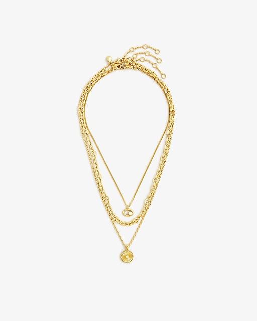 womens Chain necklaces set