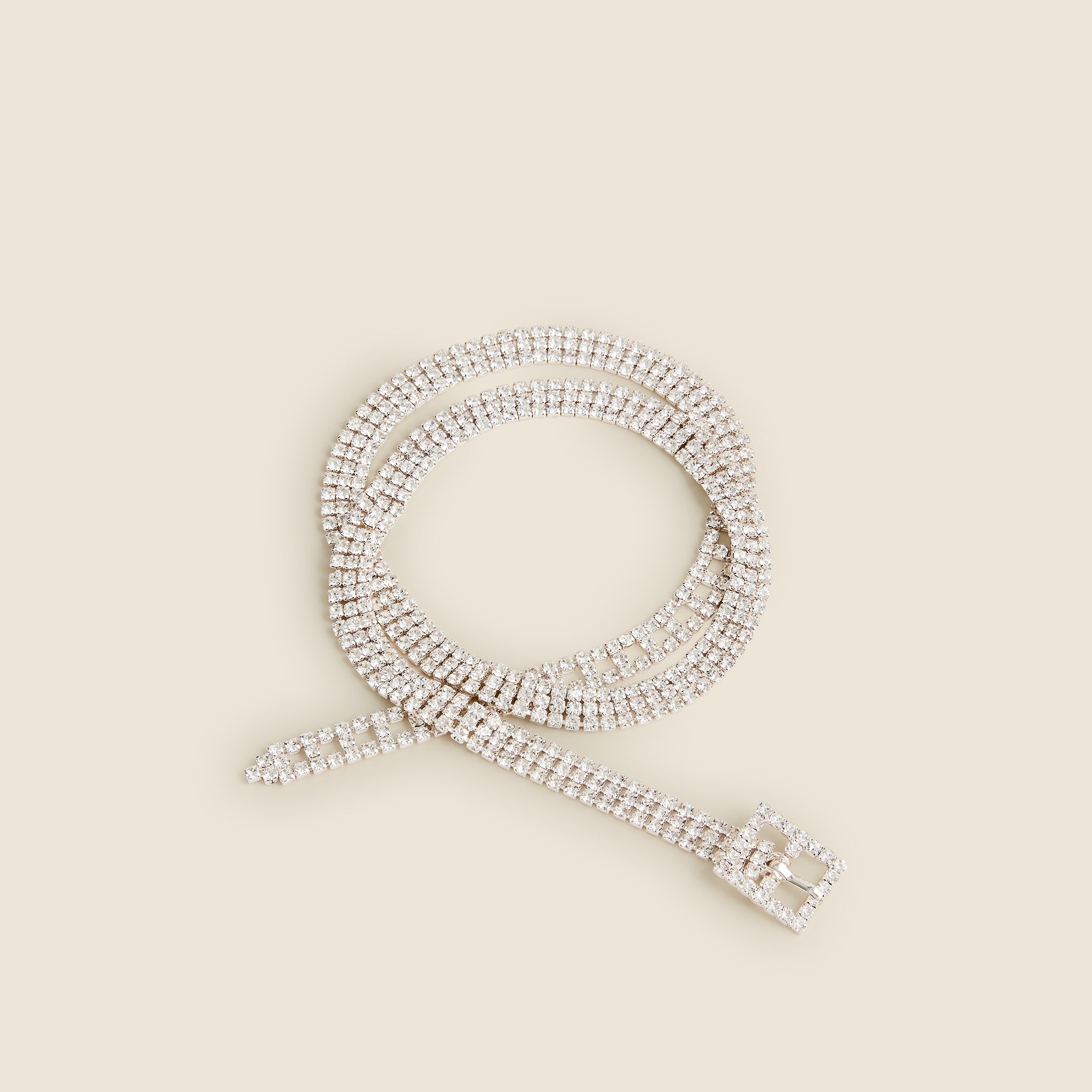 Crystal chain belt