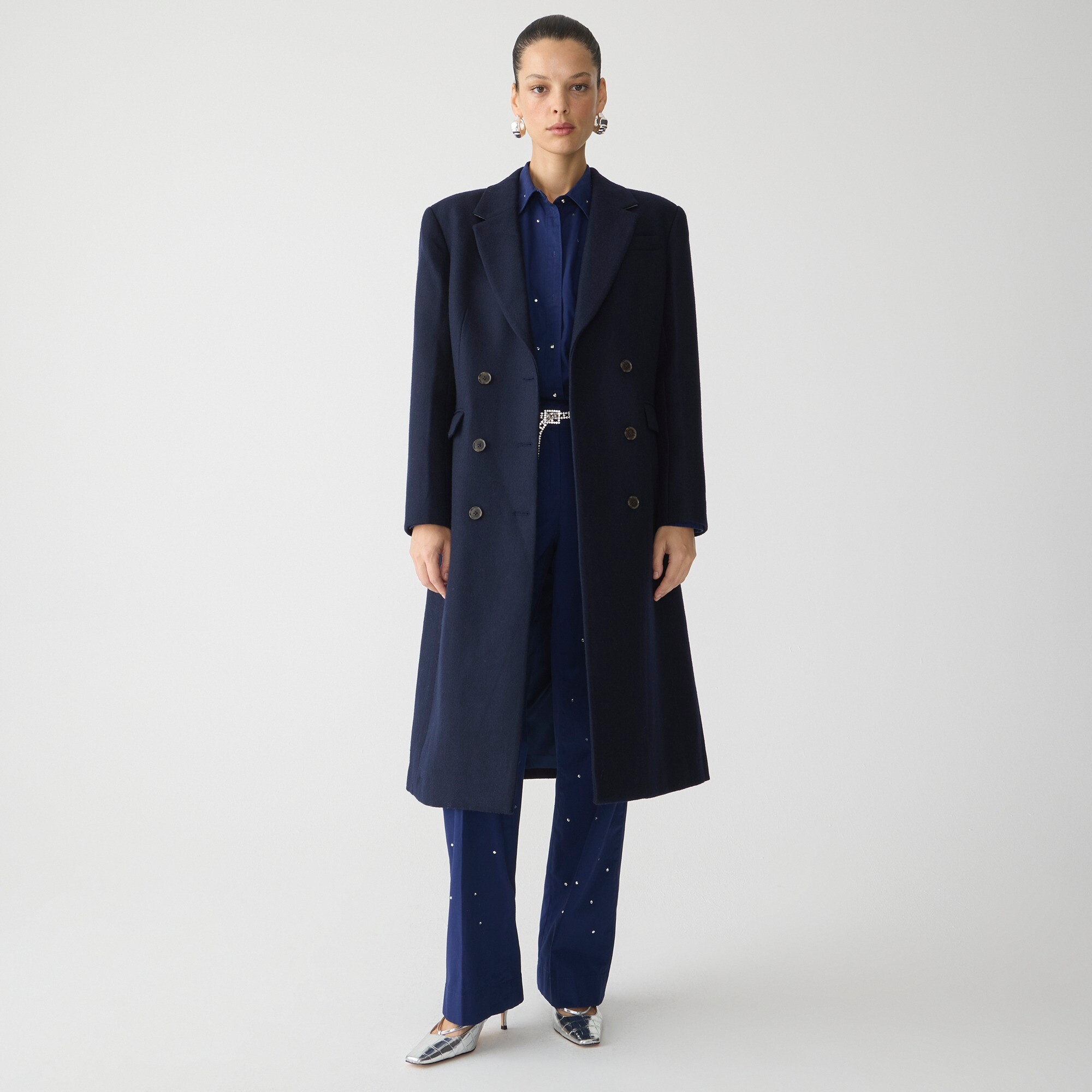 J crew melton wool peacoat deals