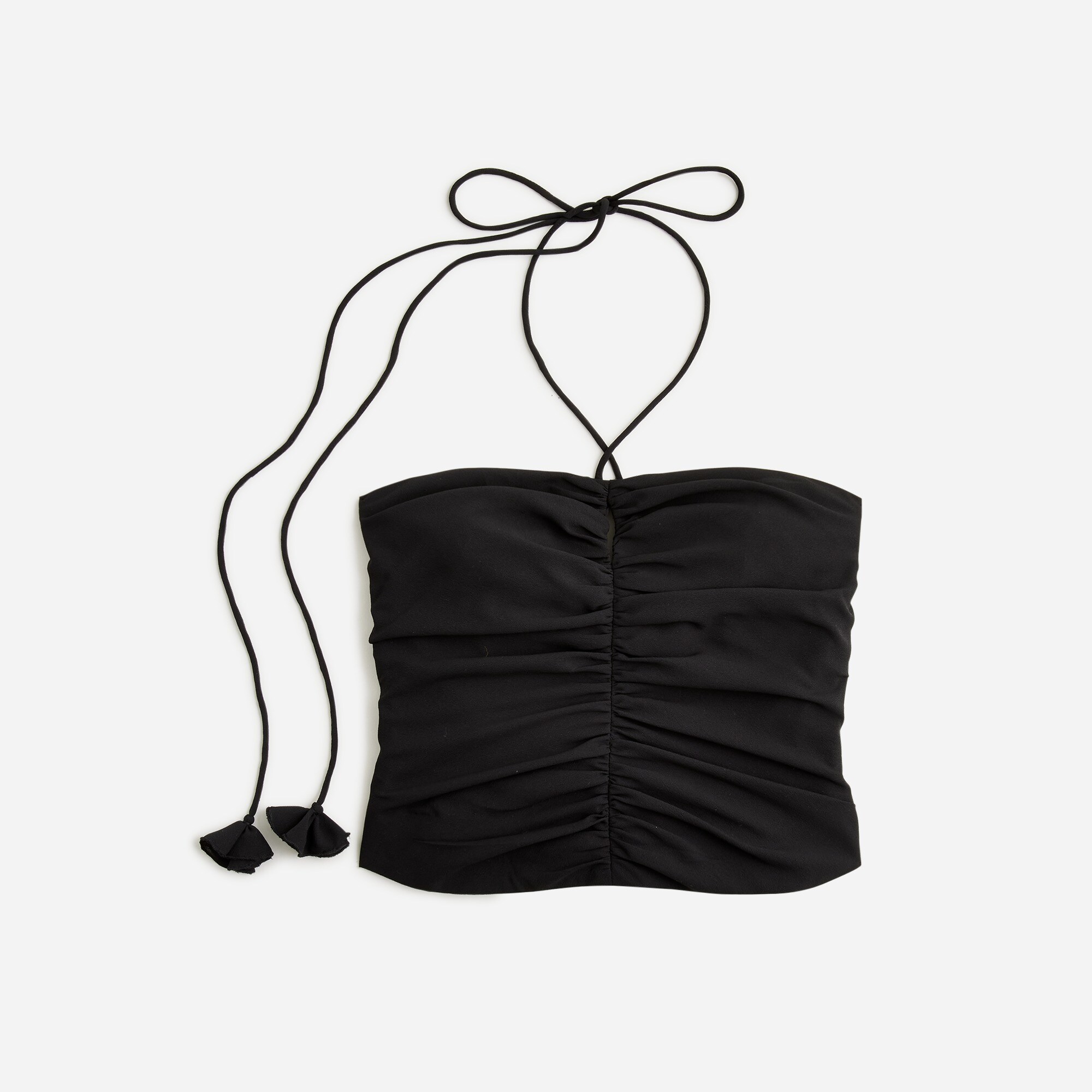  Collection cropped halter-tie top