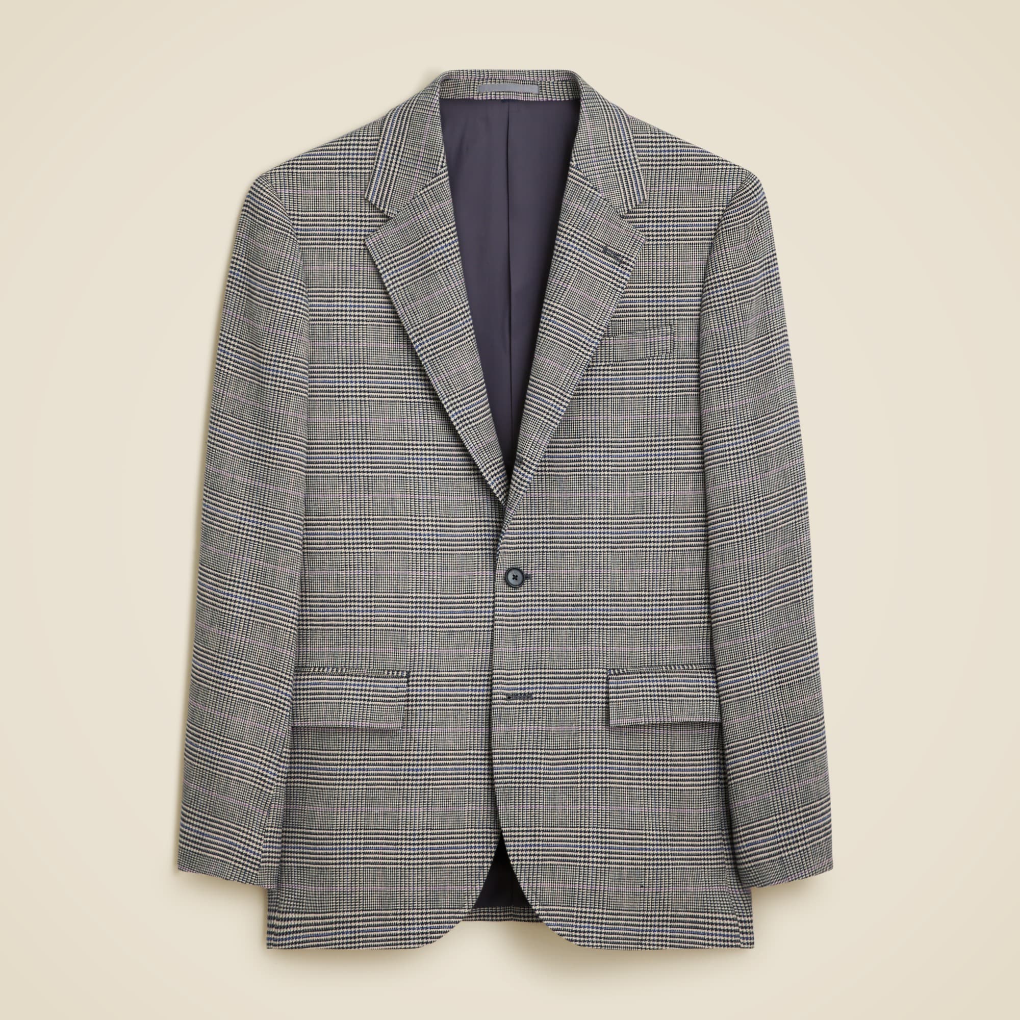 Kenmare Relaxed-fit blazer in cotton-linen blend