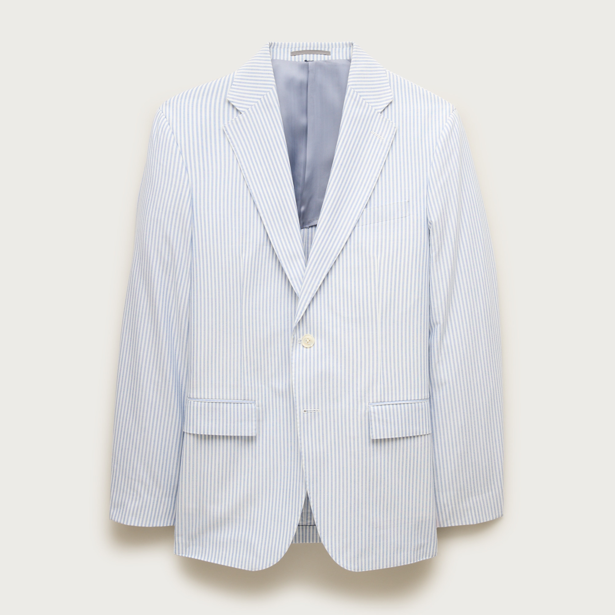 Crosby Classic-fit suit jacket in Portuguese cotton oxford