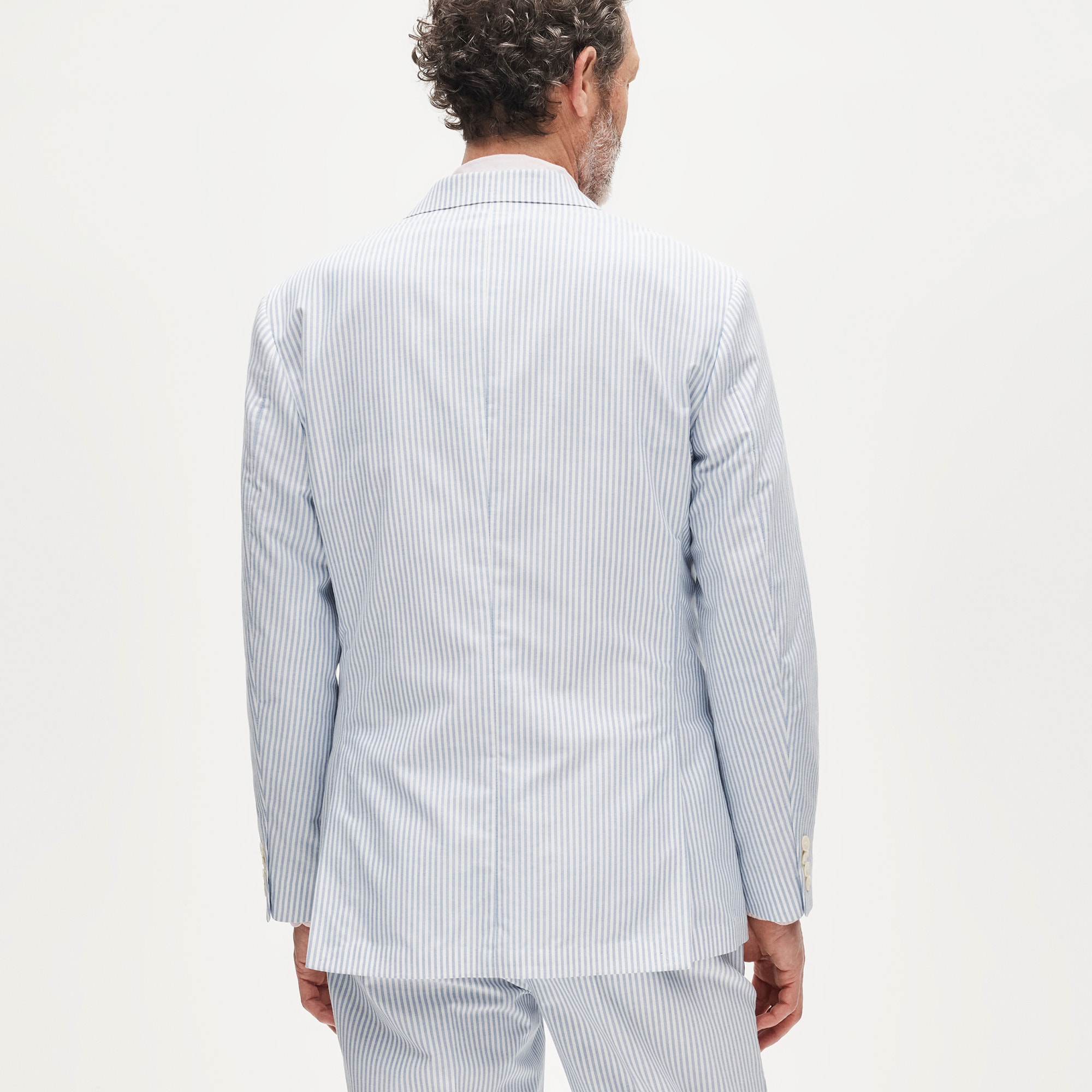 Crosby Classic-fit suit jacket in Portuguese cotton oxford