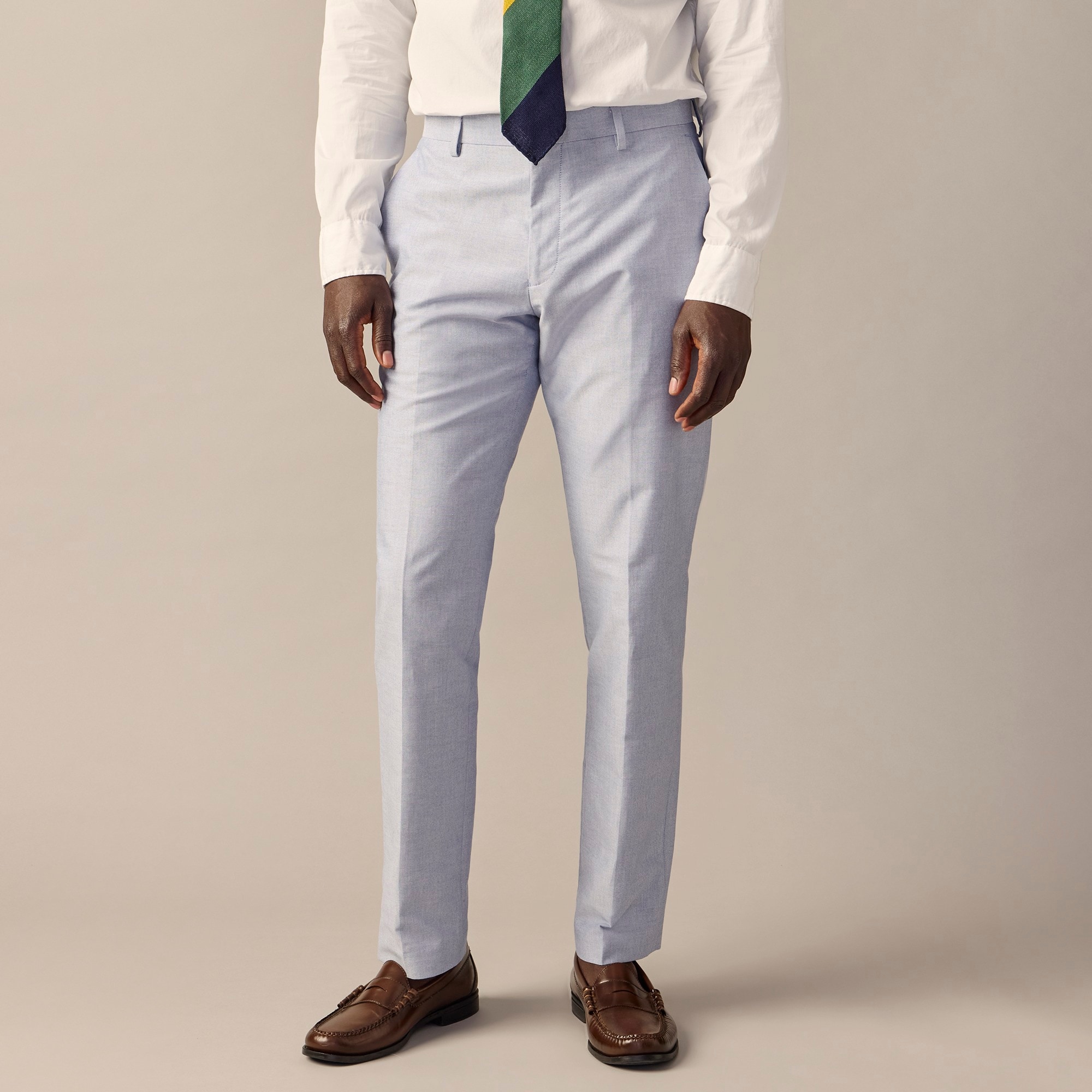 Crosby Classic-fit Suit Pant In Portuguese Cotton Oxford For Men