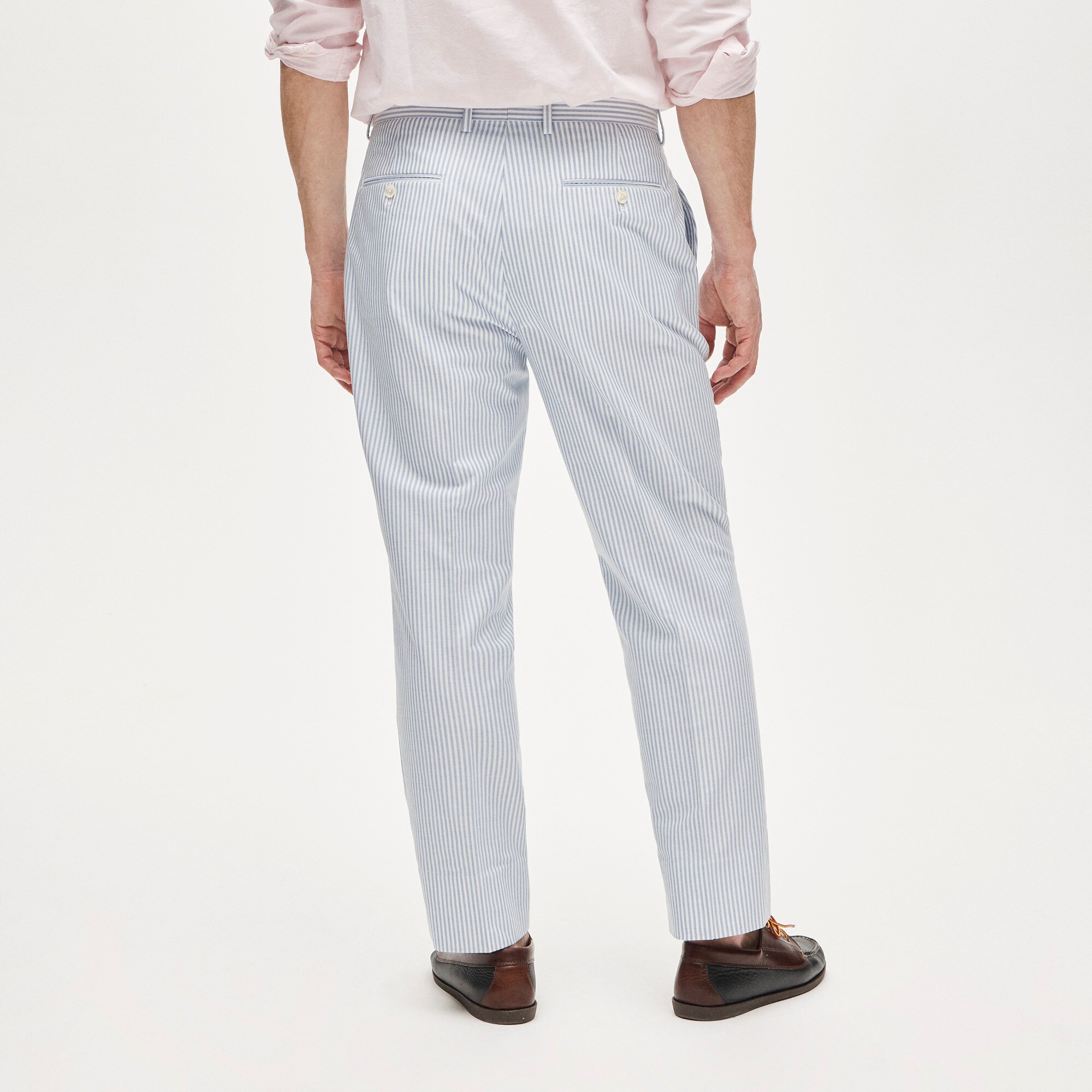 Crosby Classic-fit suit pant in Portuguese cotton oxford