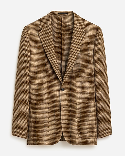 mens Crosby Classic-fit blazer in linen-blend tweed