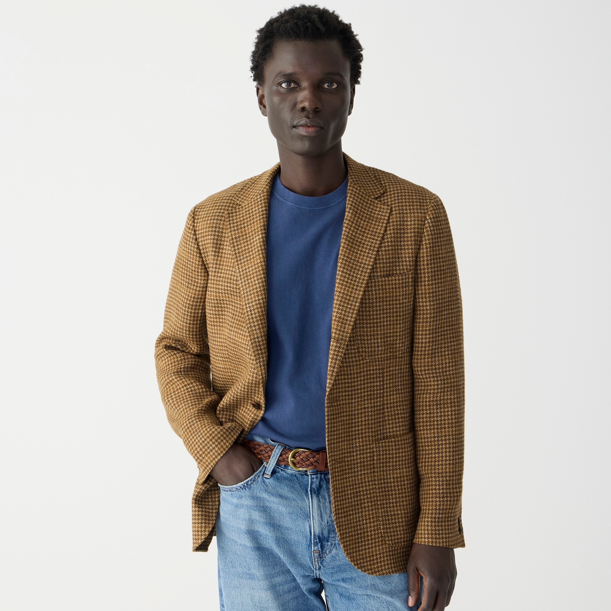 j.crew: crosby classic-fit blazer in linen-blend tweed for men
