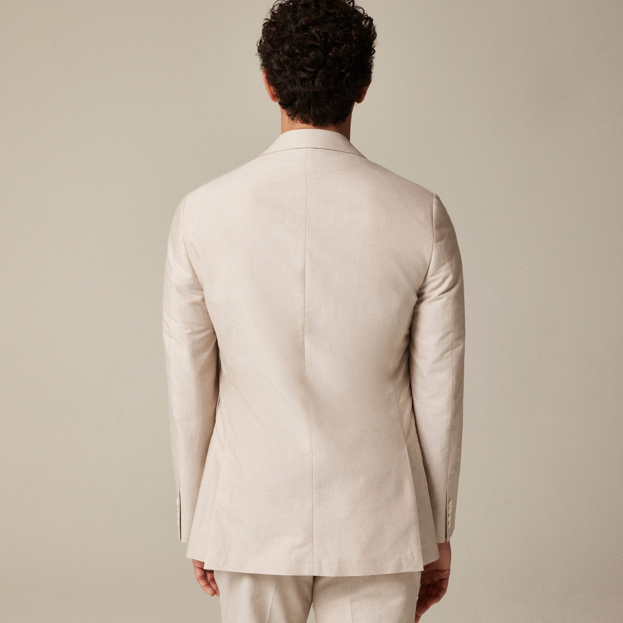 Ludlow Slim-fit suit jacket in Portuguese cotton oxford