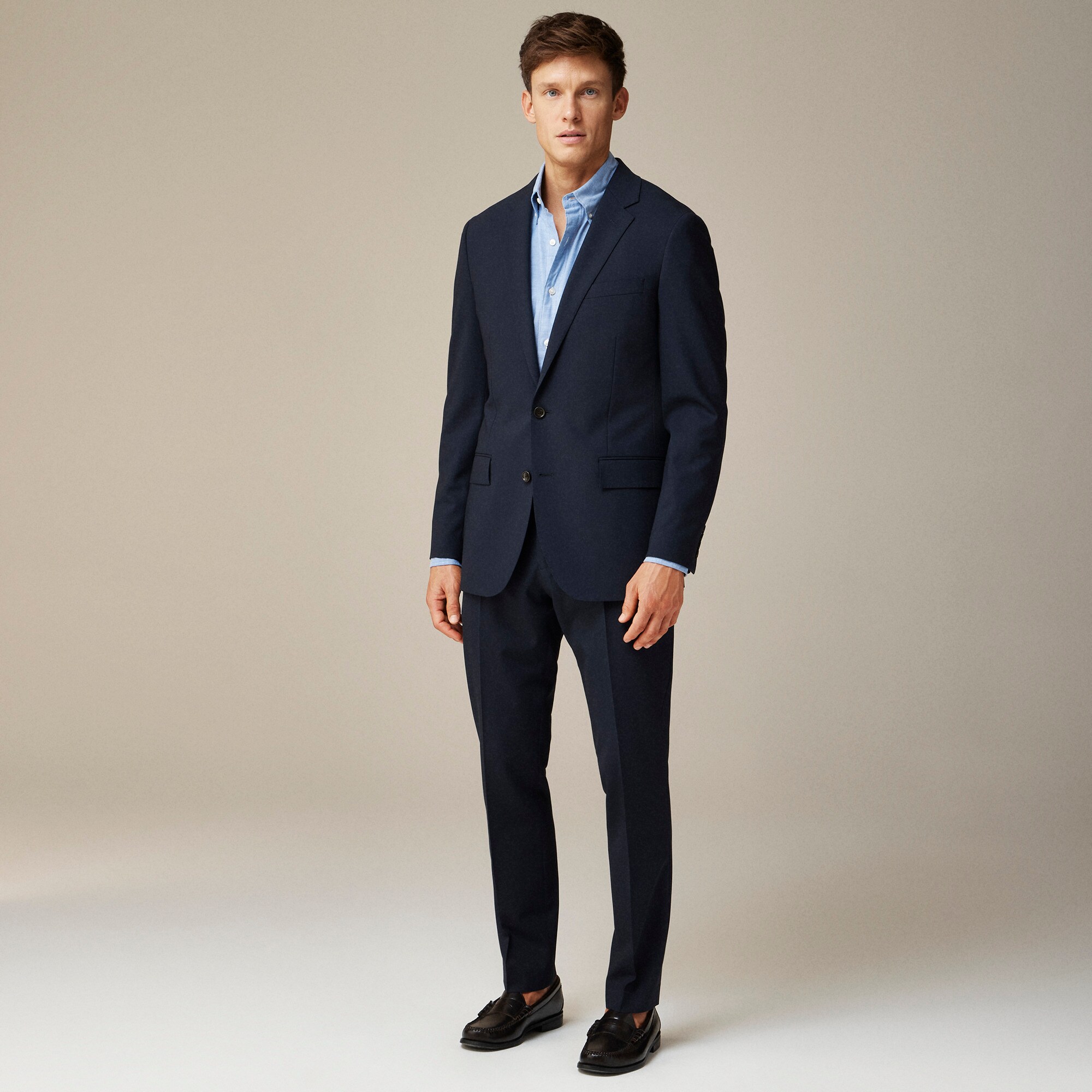  Ludlow Traveler Slim-fit suit jacket in Italian stretch wool blend