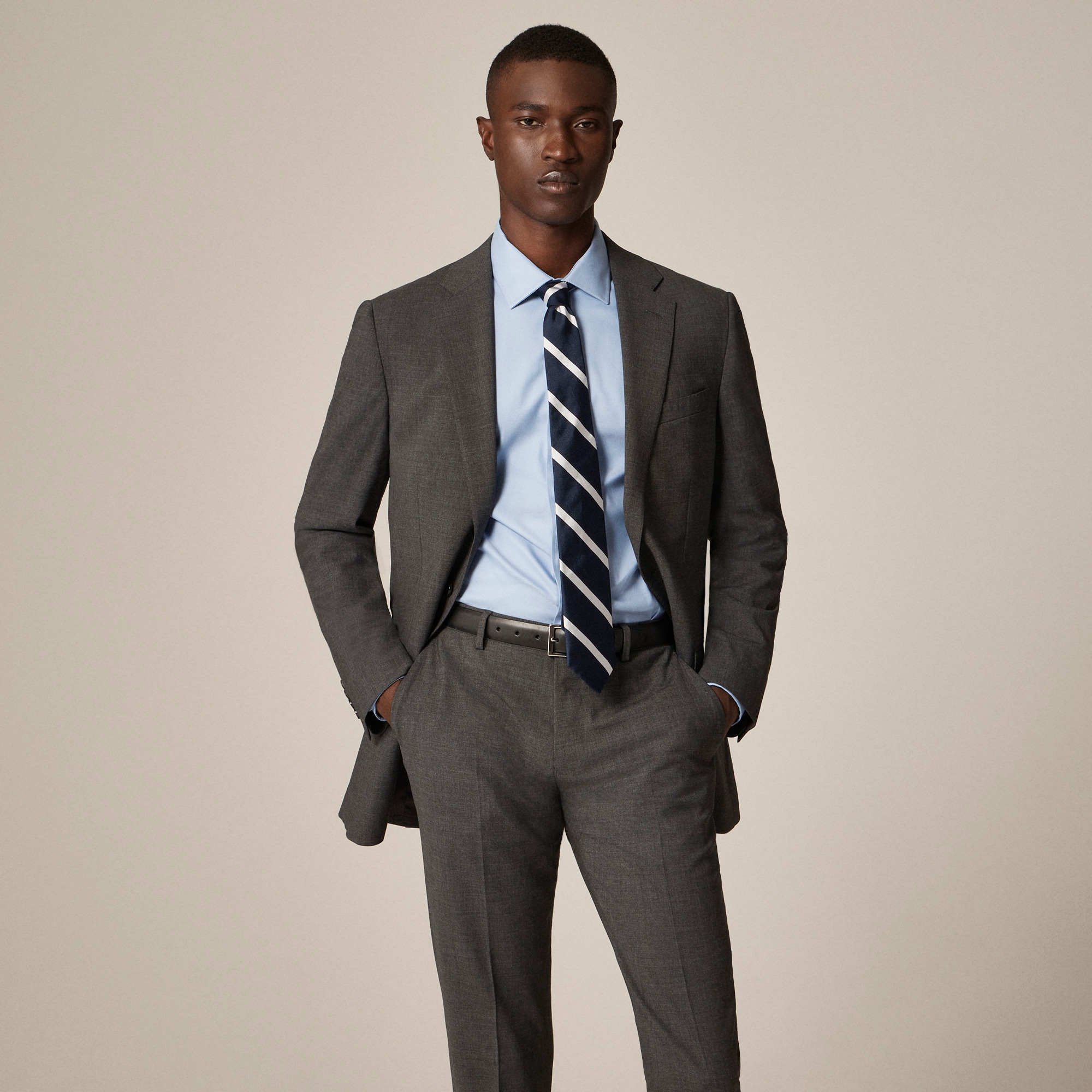 Ludlow Traveler Slim-fit Suit Jacket In Italian Stretch Wool Blend
