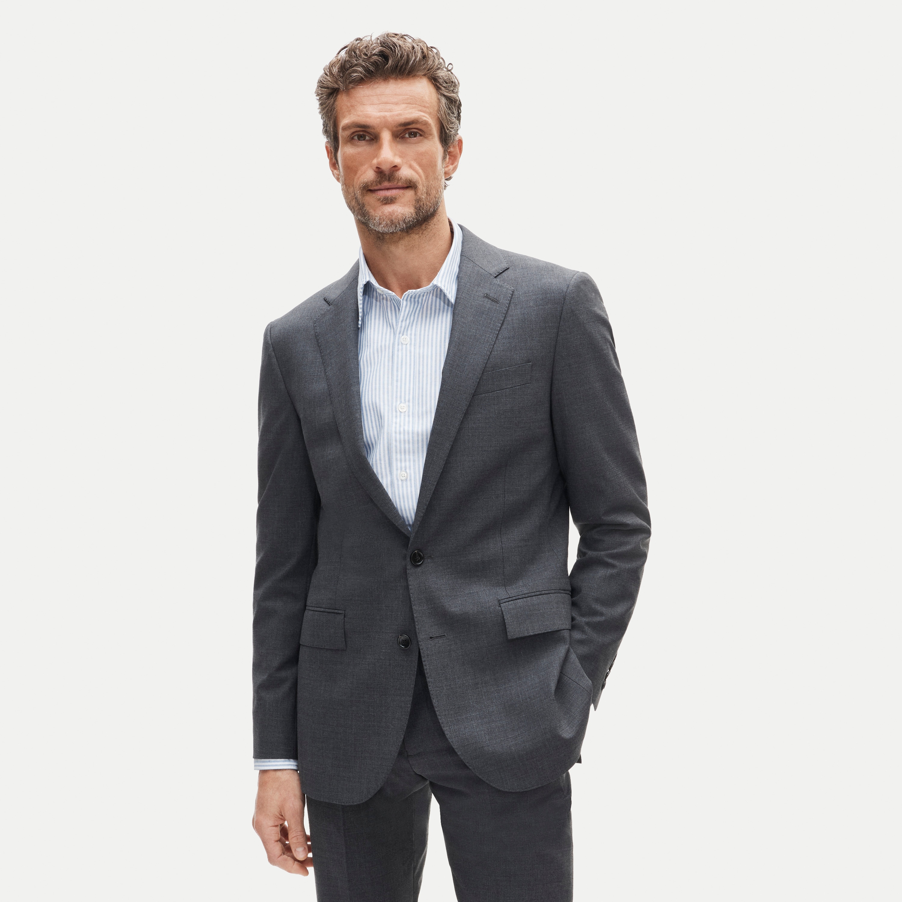 Ludlow Traveler Slim-fit suit jacket in Italian stretch wool blend