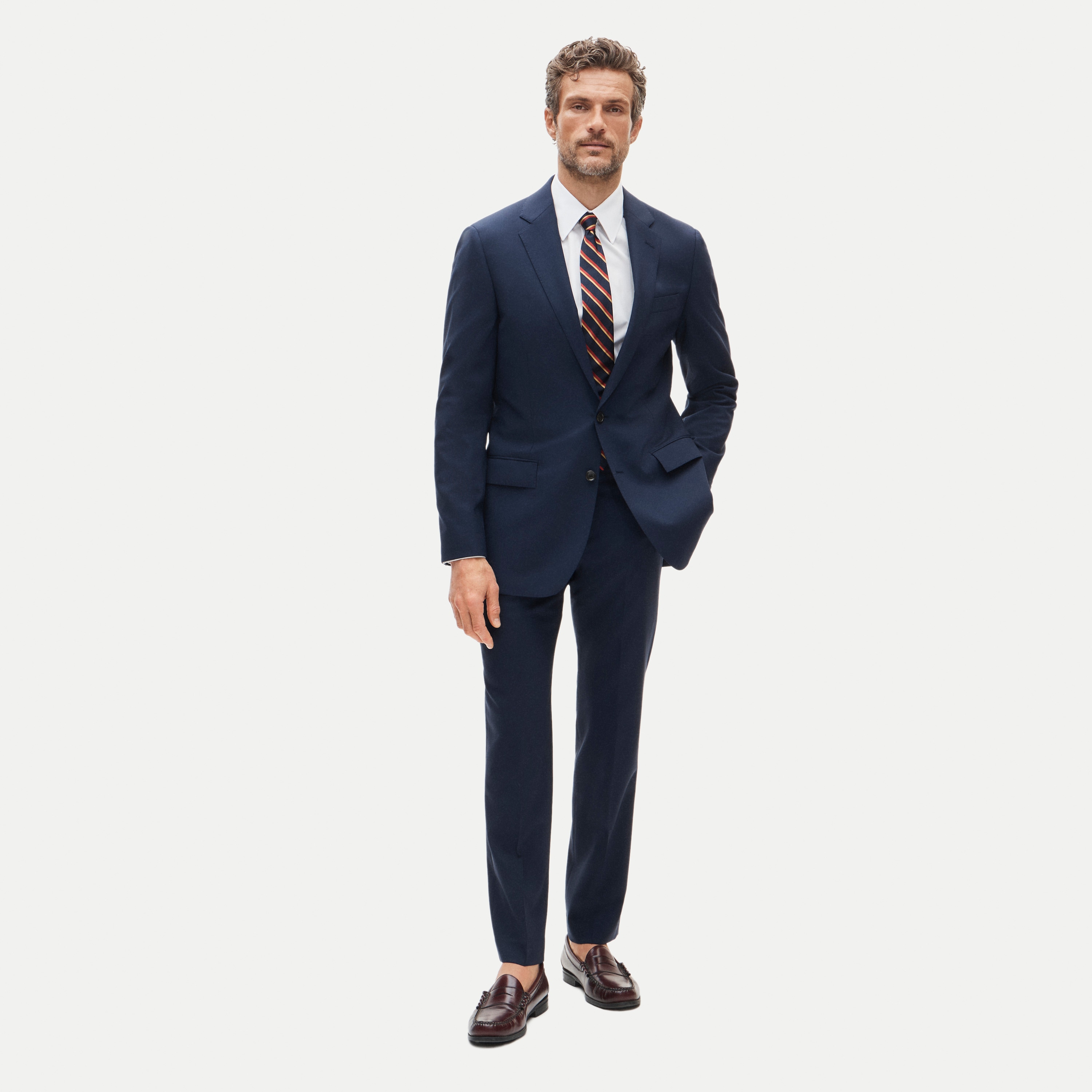Ludlow Traveler Slim-fit suit jacket in Italian stretch wool blend