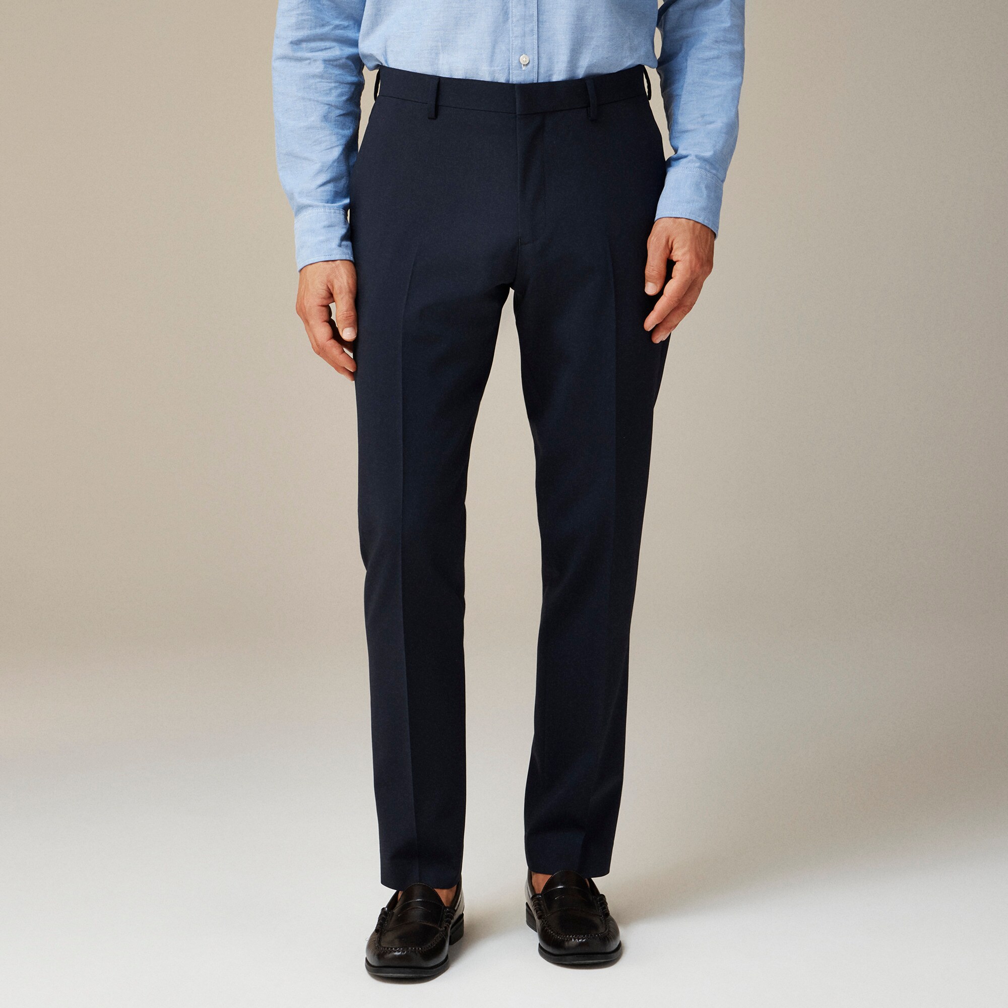  Ludlow Traveler Slim-fit suit pant in Italian stretch wool blend